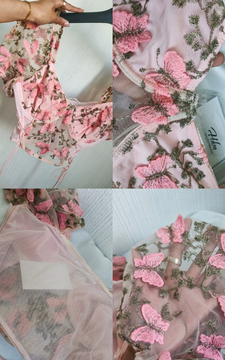 polera bordada floreada - miniatura 2