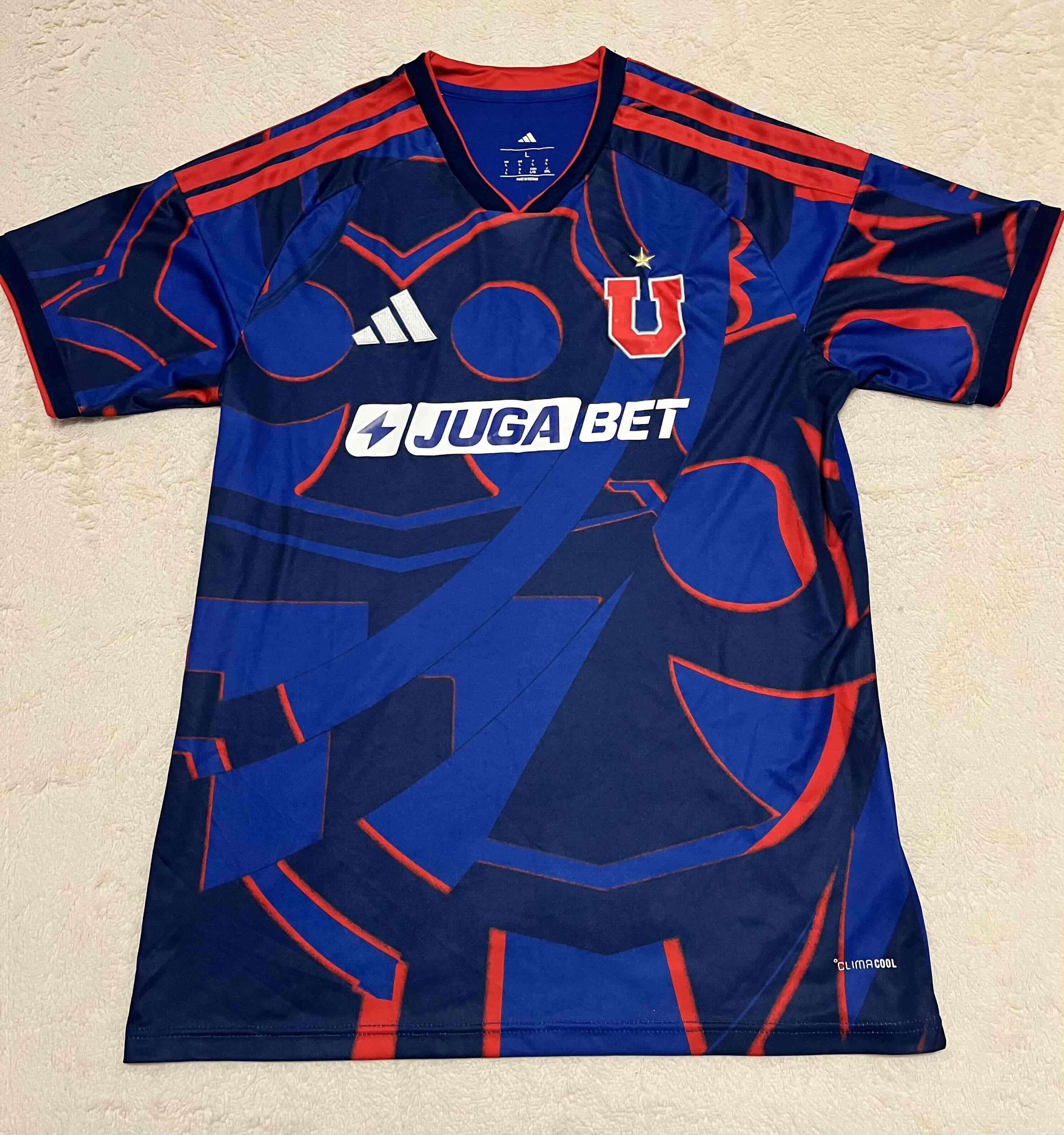 Camiseta azul Adidas U de Chile