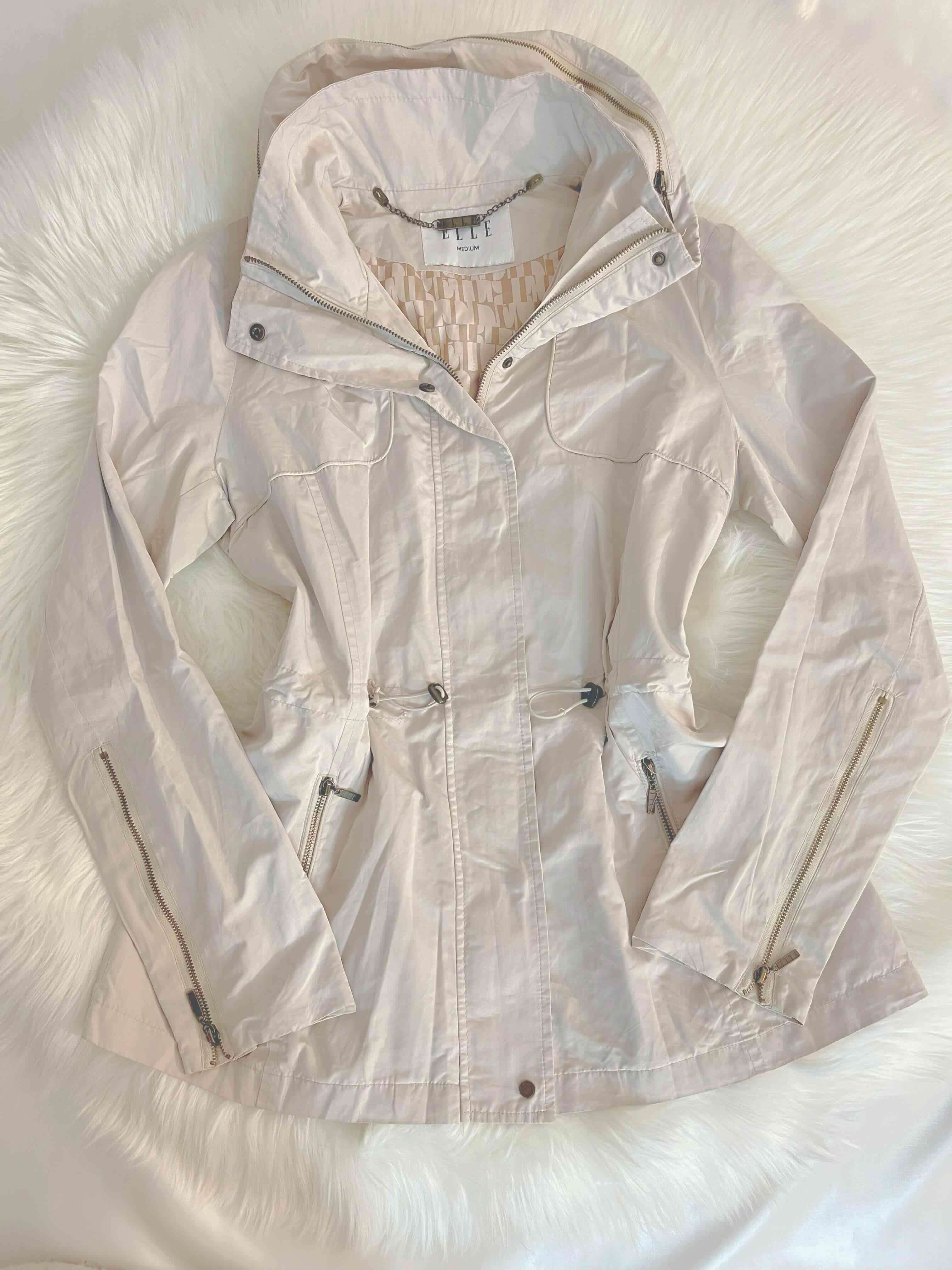 Chaqueta beige ELLE talla M - miniatura 1