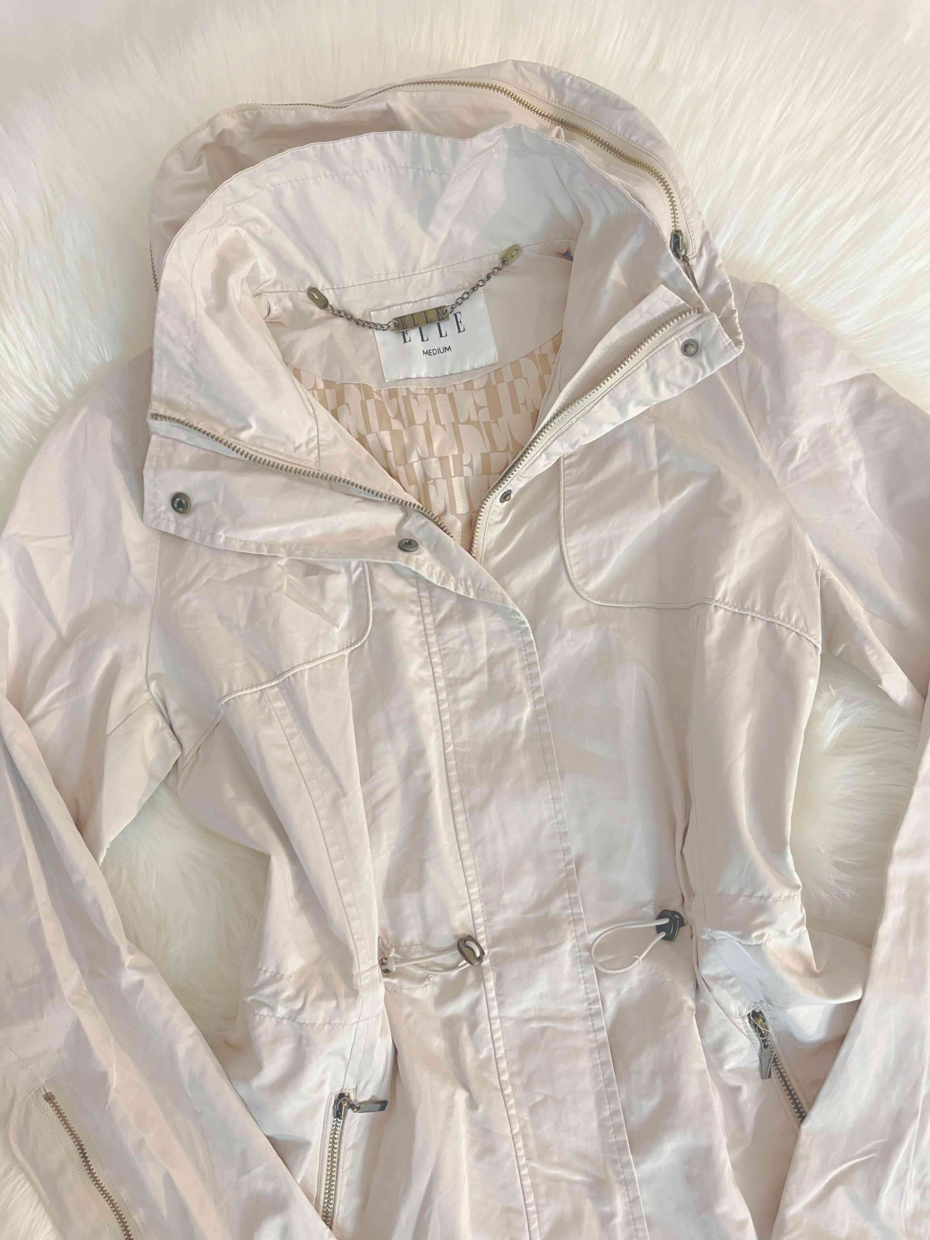 Chaqueta beige ELLE talla M - miniatura 2