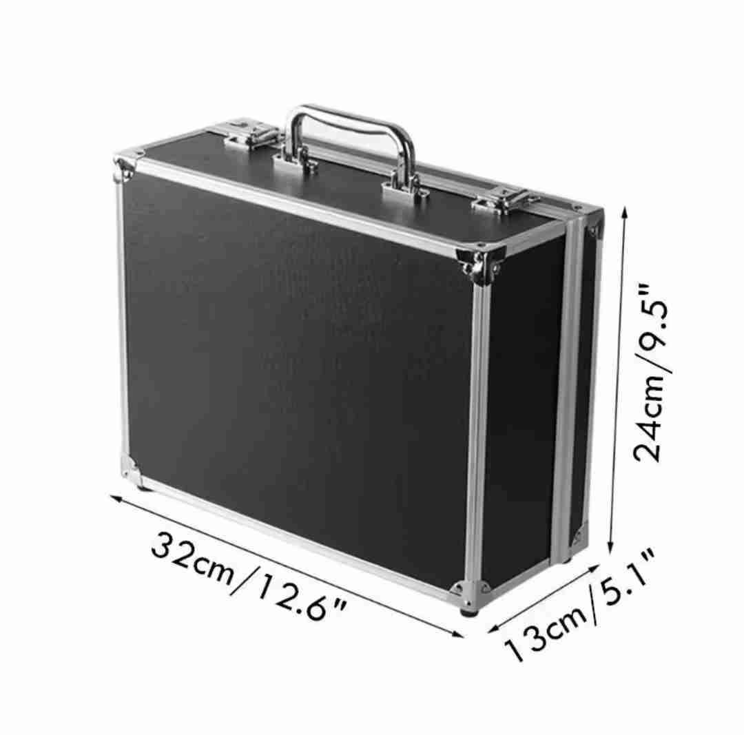 Maleta de aluminio negra de tatuador - miniatura 2