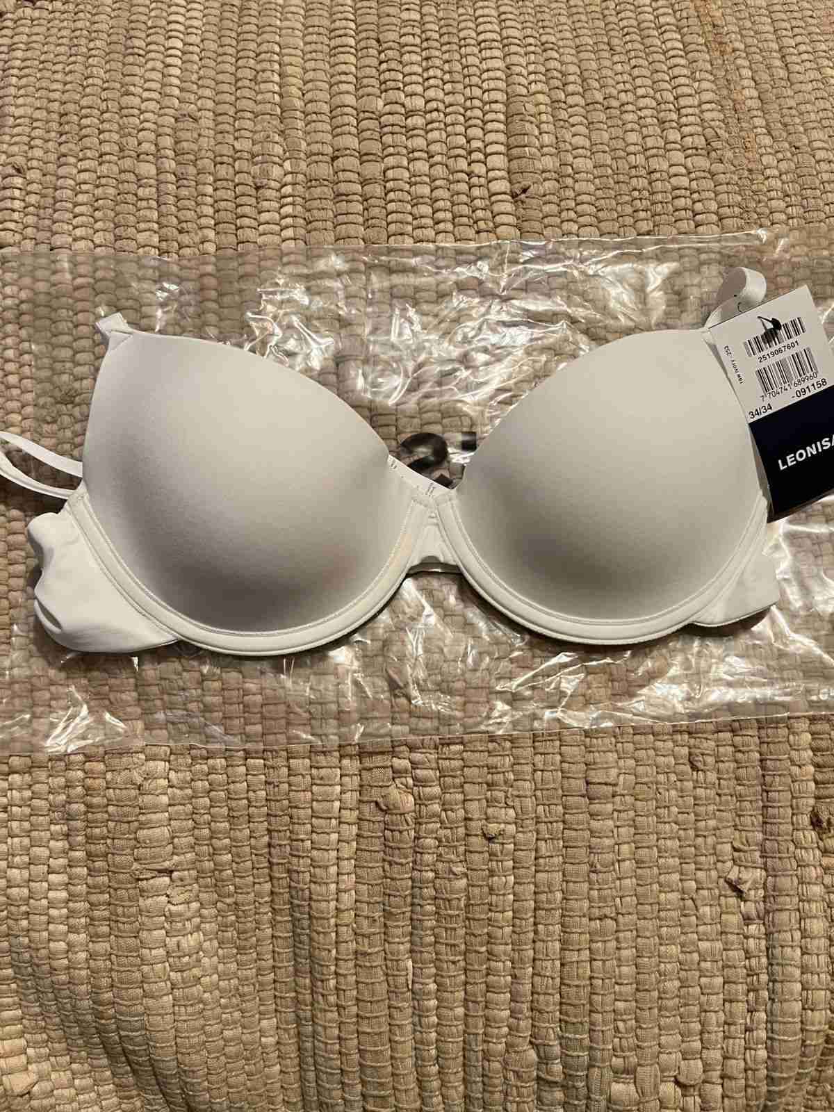 Soutien-gorge blanco con etiqueta talla 34 - miniatura 1