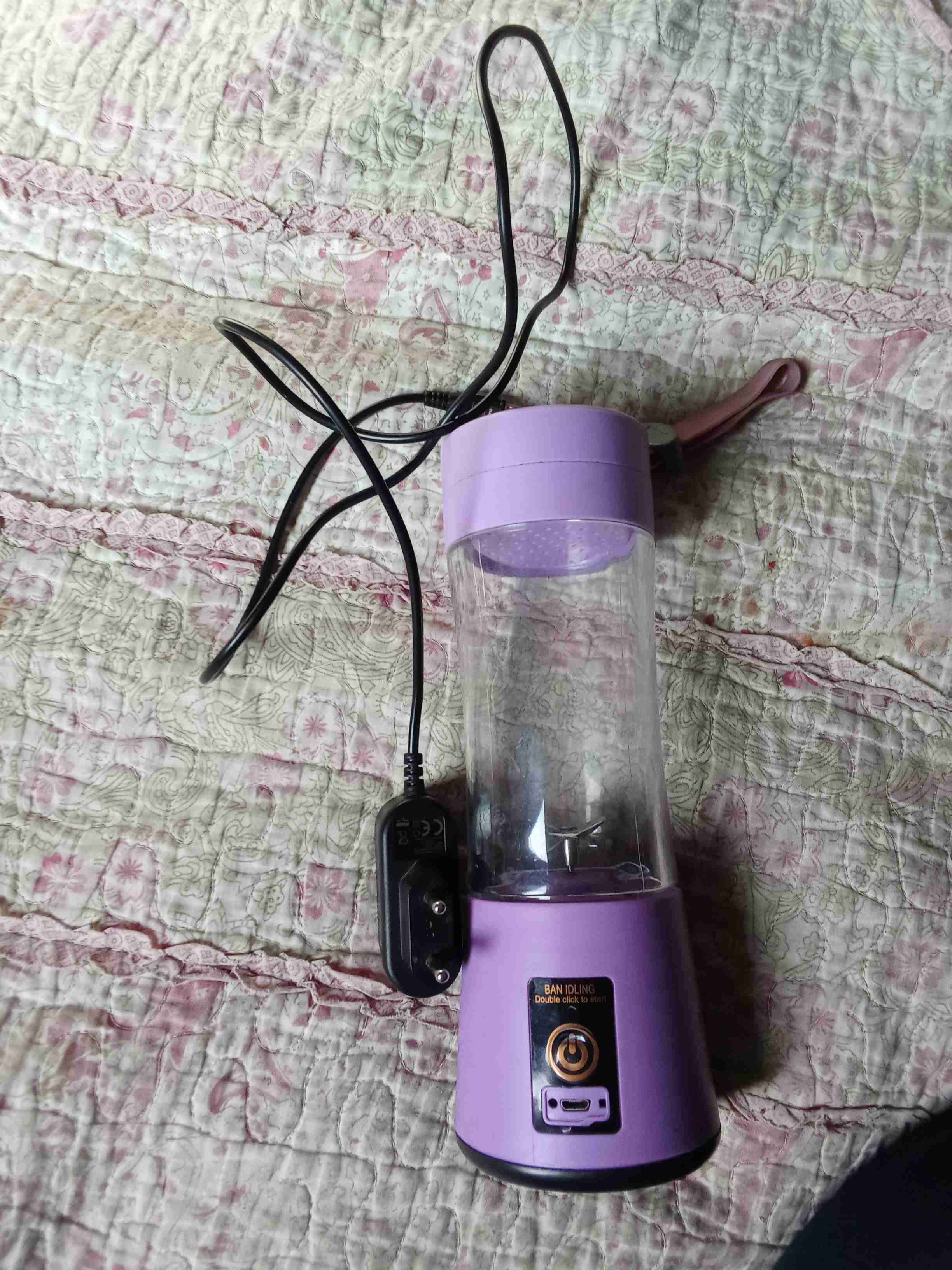 Licuadora portátil morada - miniatura 1