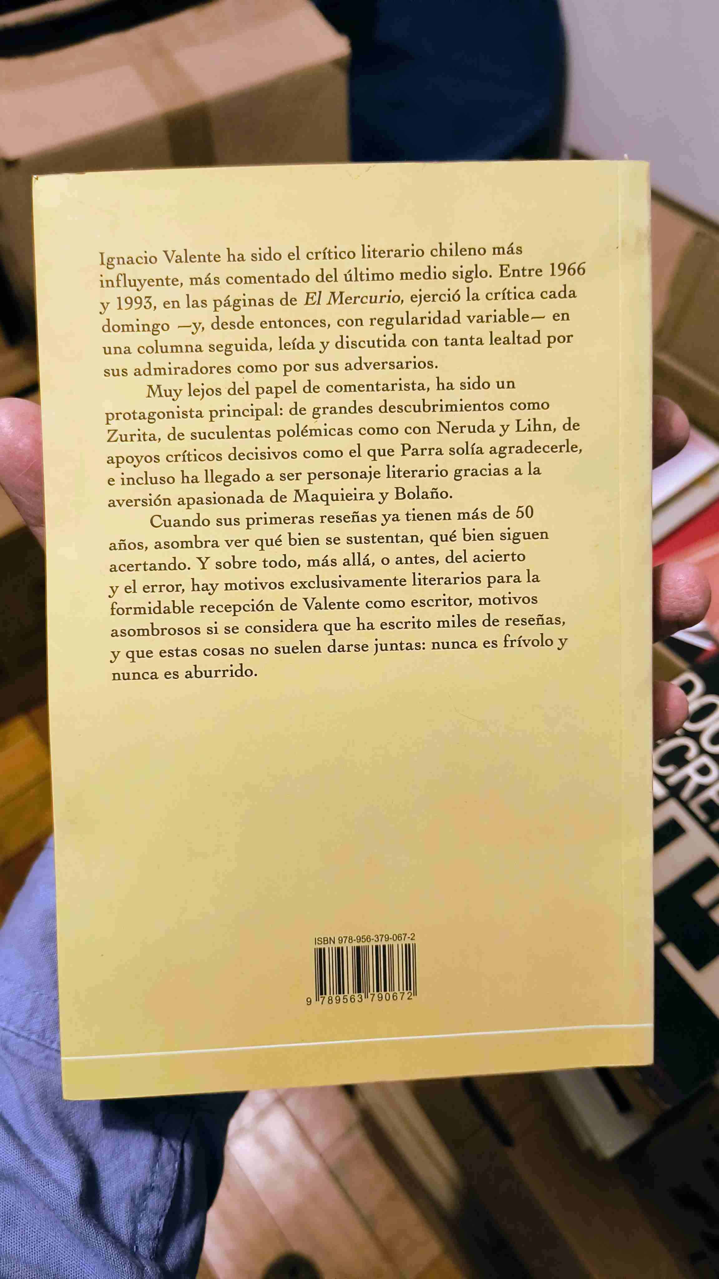 Libro Crítica Escogida Ignacio Valente - miniatura 2