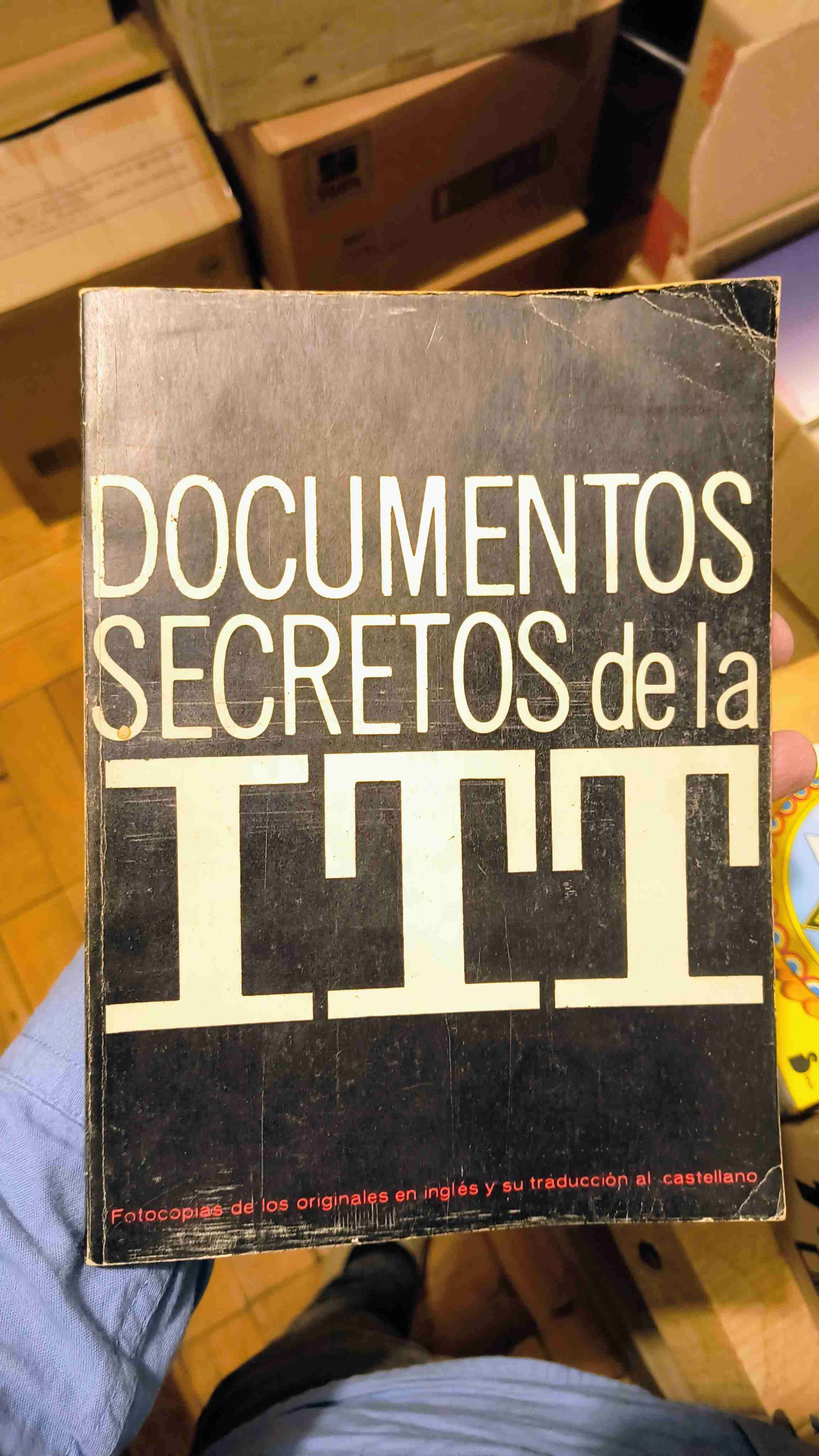 Libro 'Documentos Secretos de la ITT' - miniatura 1
