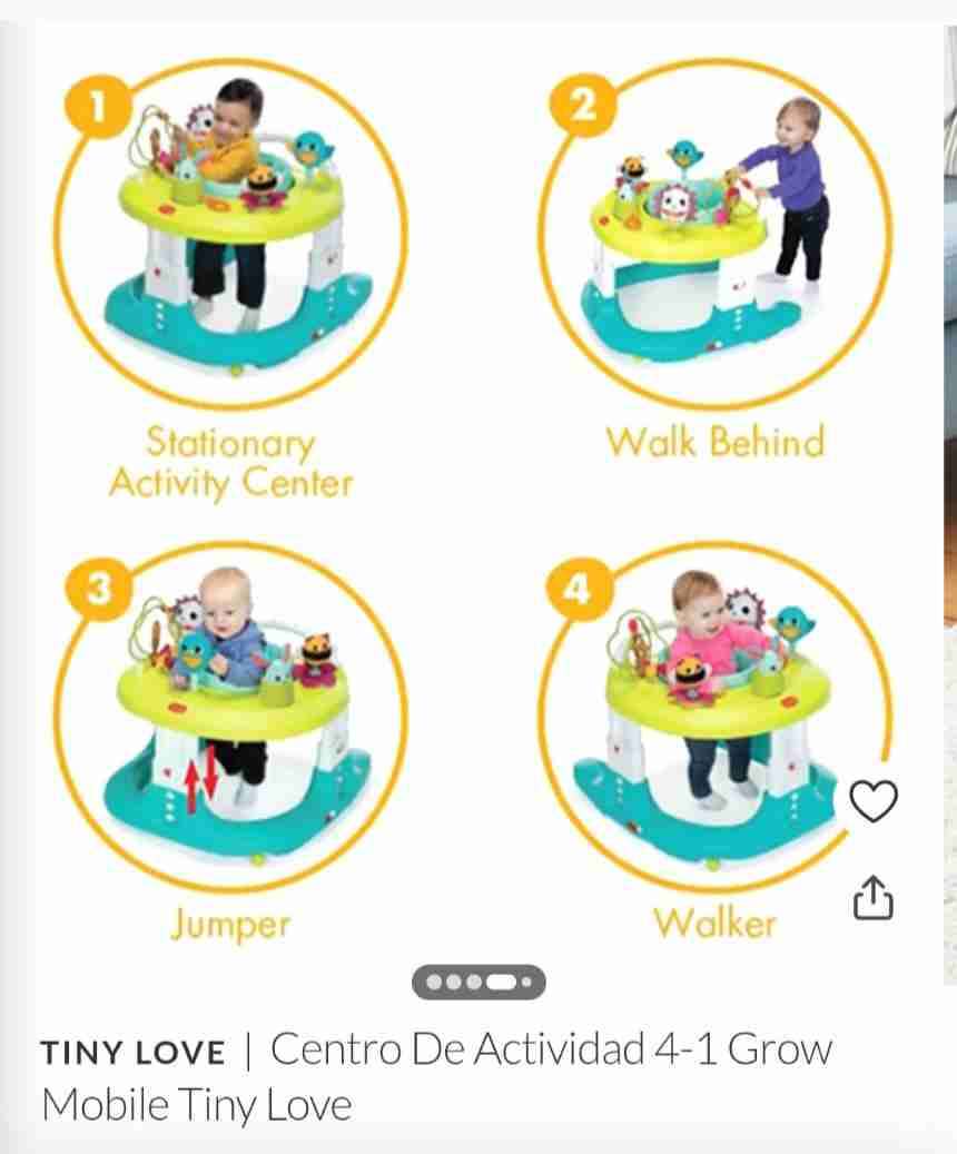 Andador para bebé 4 en 1 con juguetes - miniatura 4