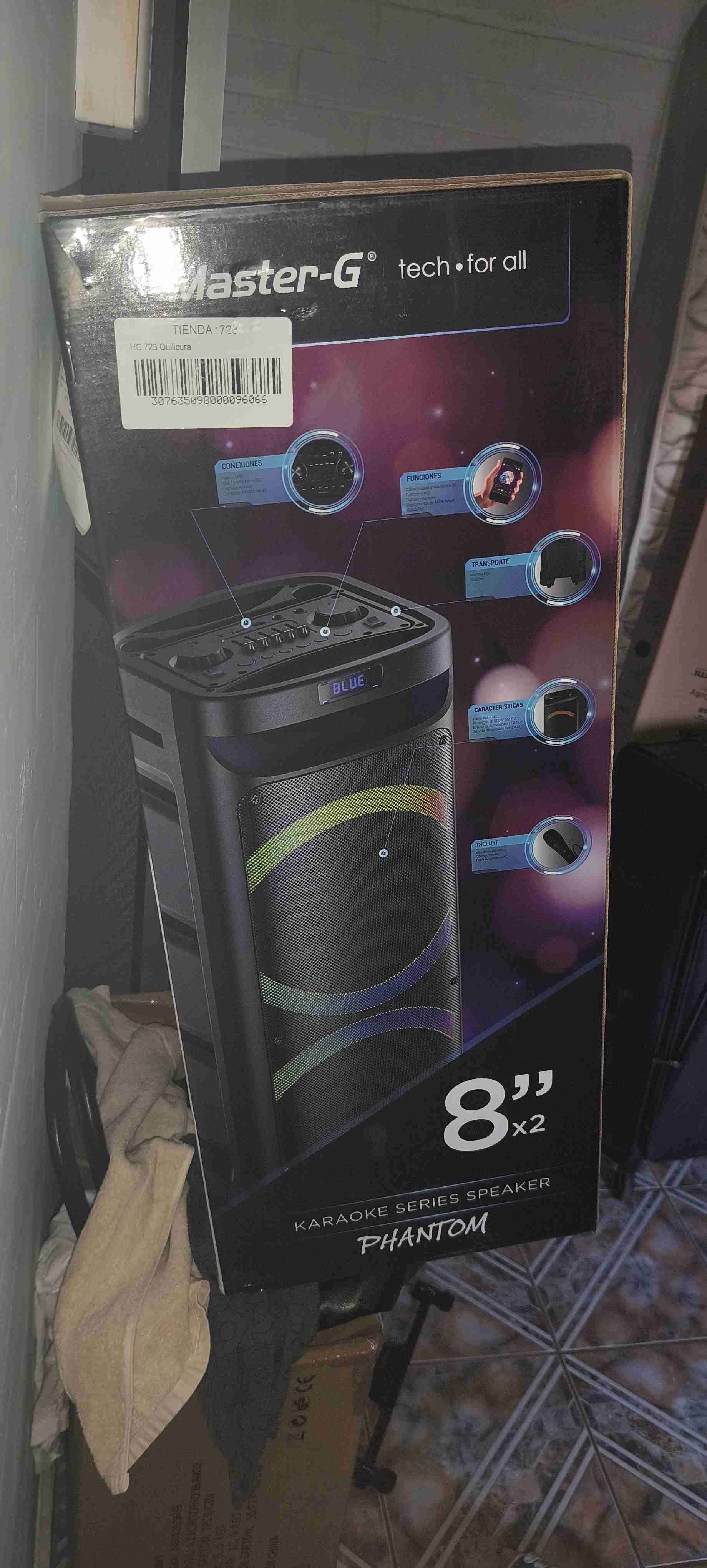 Parlante Karaoke Master-G Phantom - miniatura 3