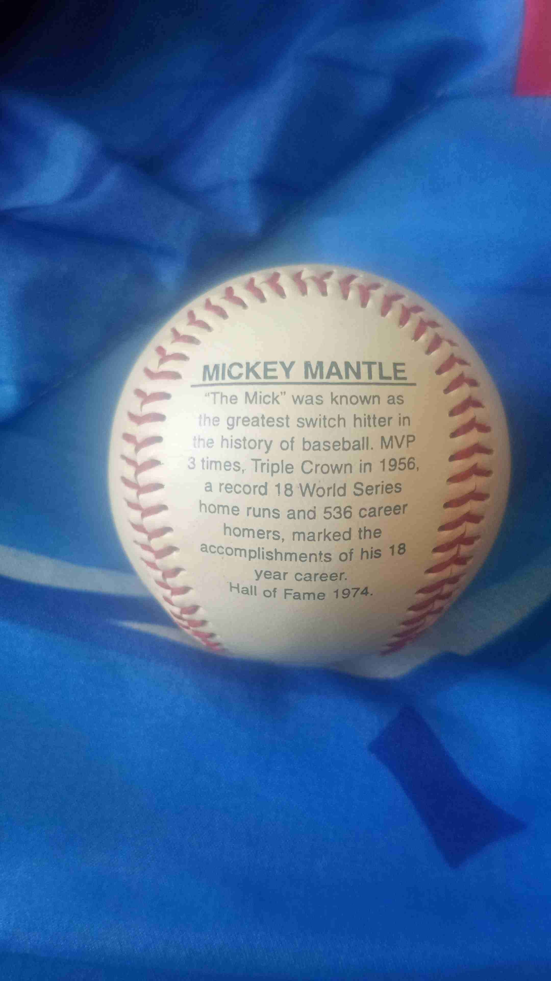 Pelota de béisbol firmada - miniatura 3