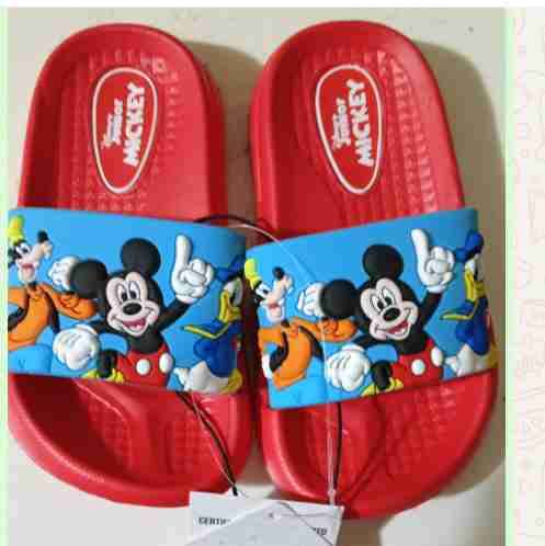 Sandalias Disney Mickey rojas originales unisex