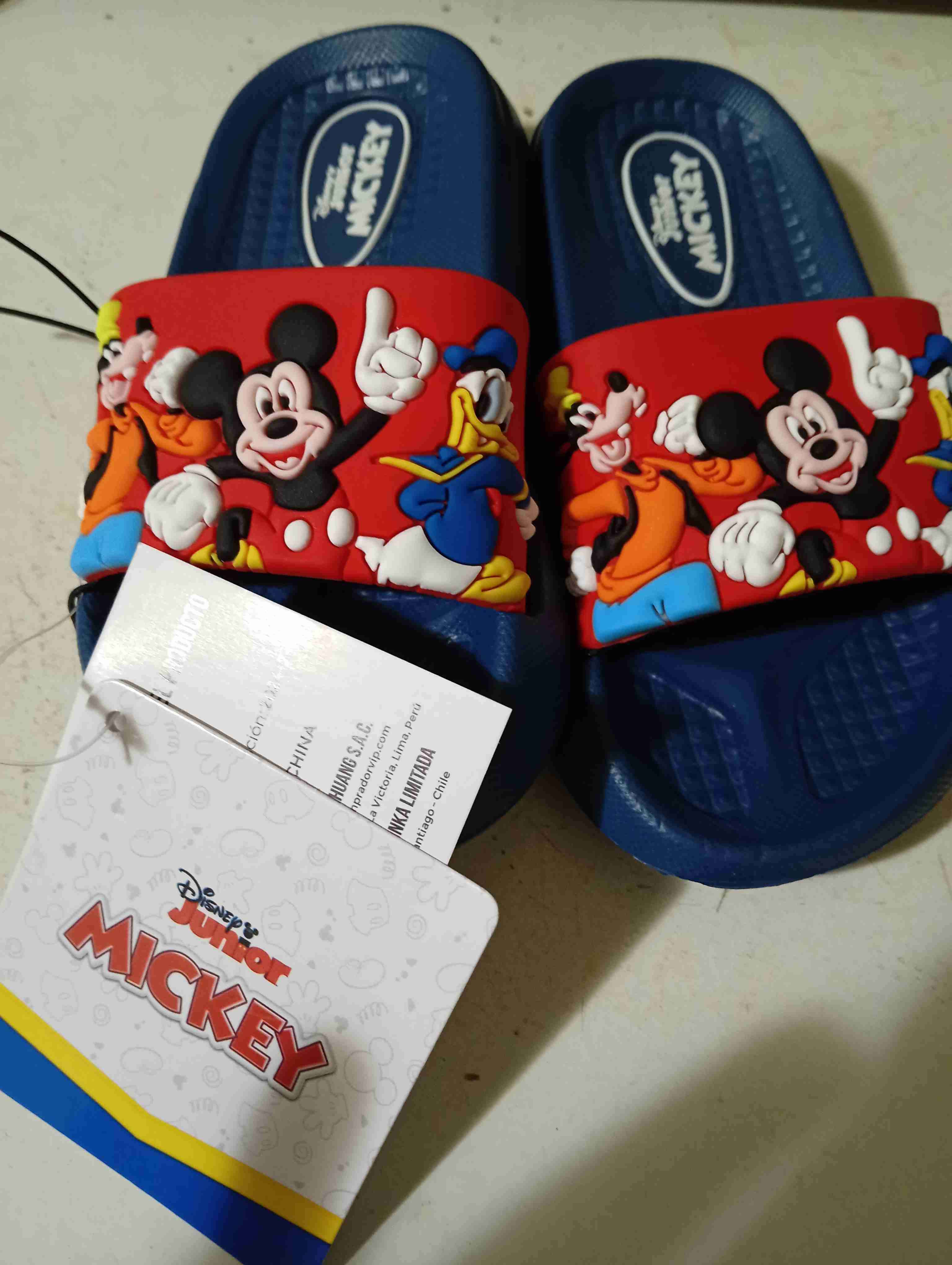 Sandalias Disney Mickey azules originales
