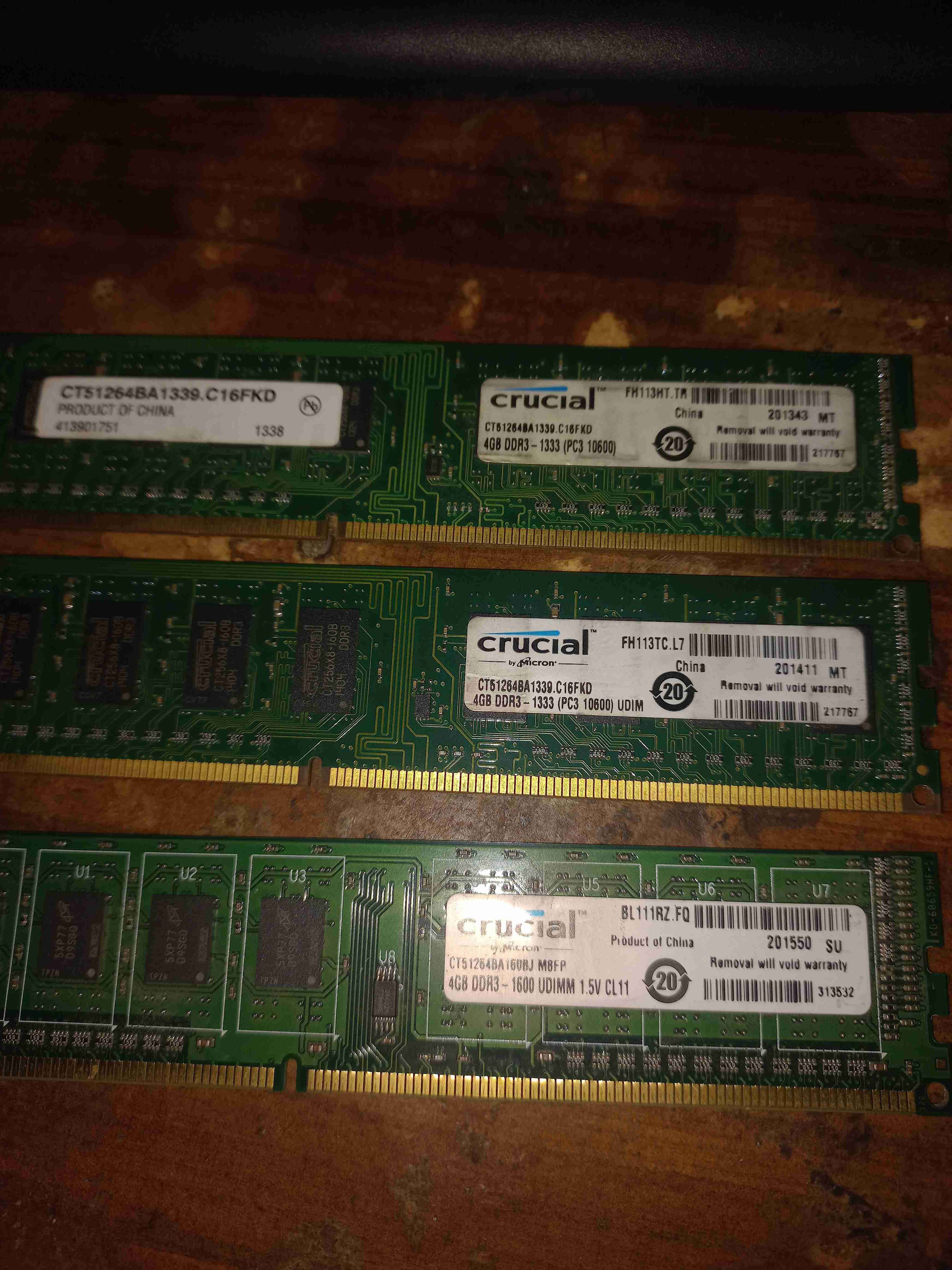 Memorias RAM Crucial 4GB DDR3 - miniatura 1