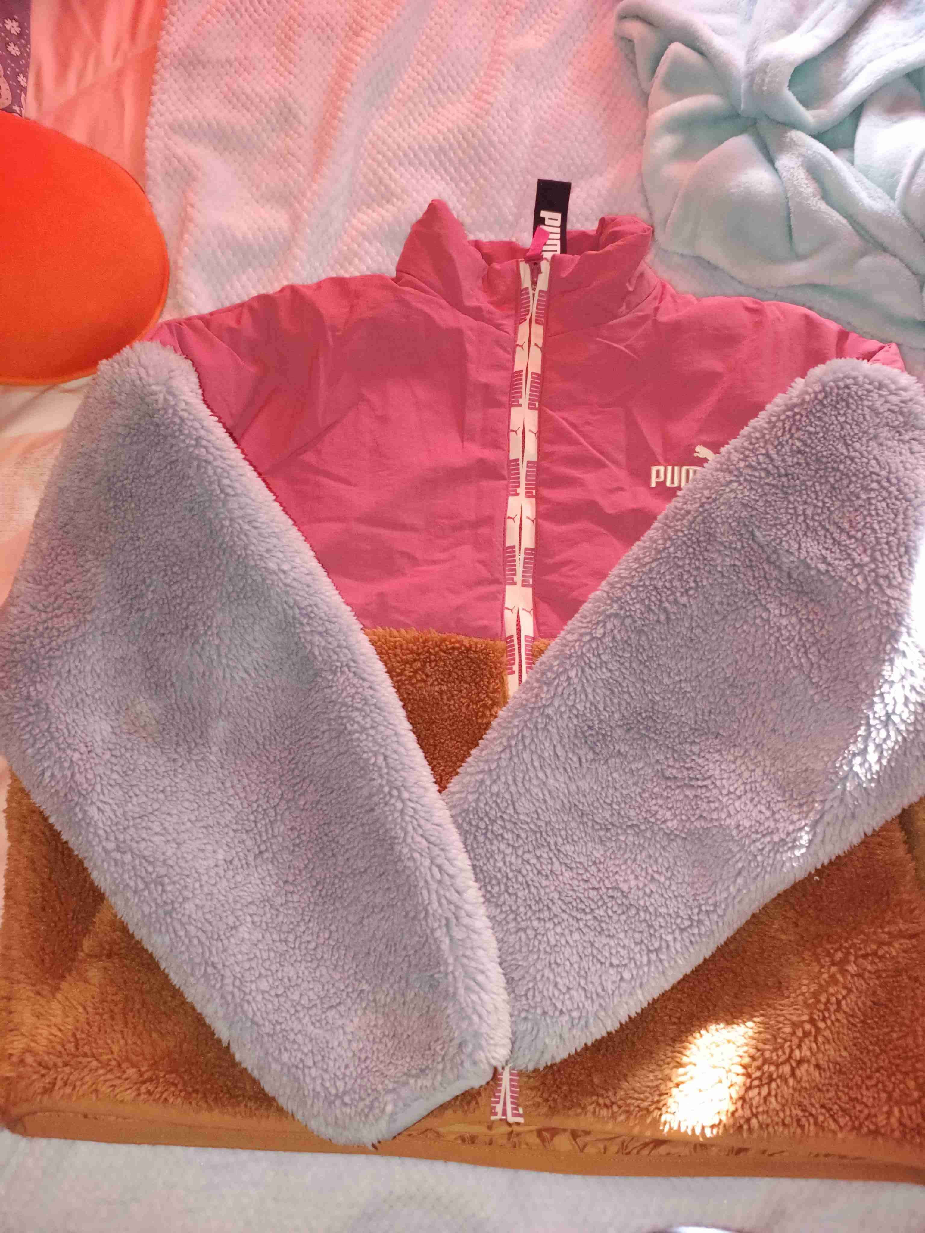 Chaqueta deportiva Puma rosa - miniatura 2