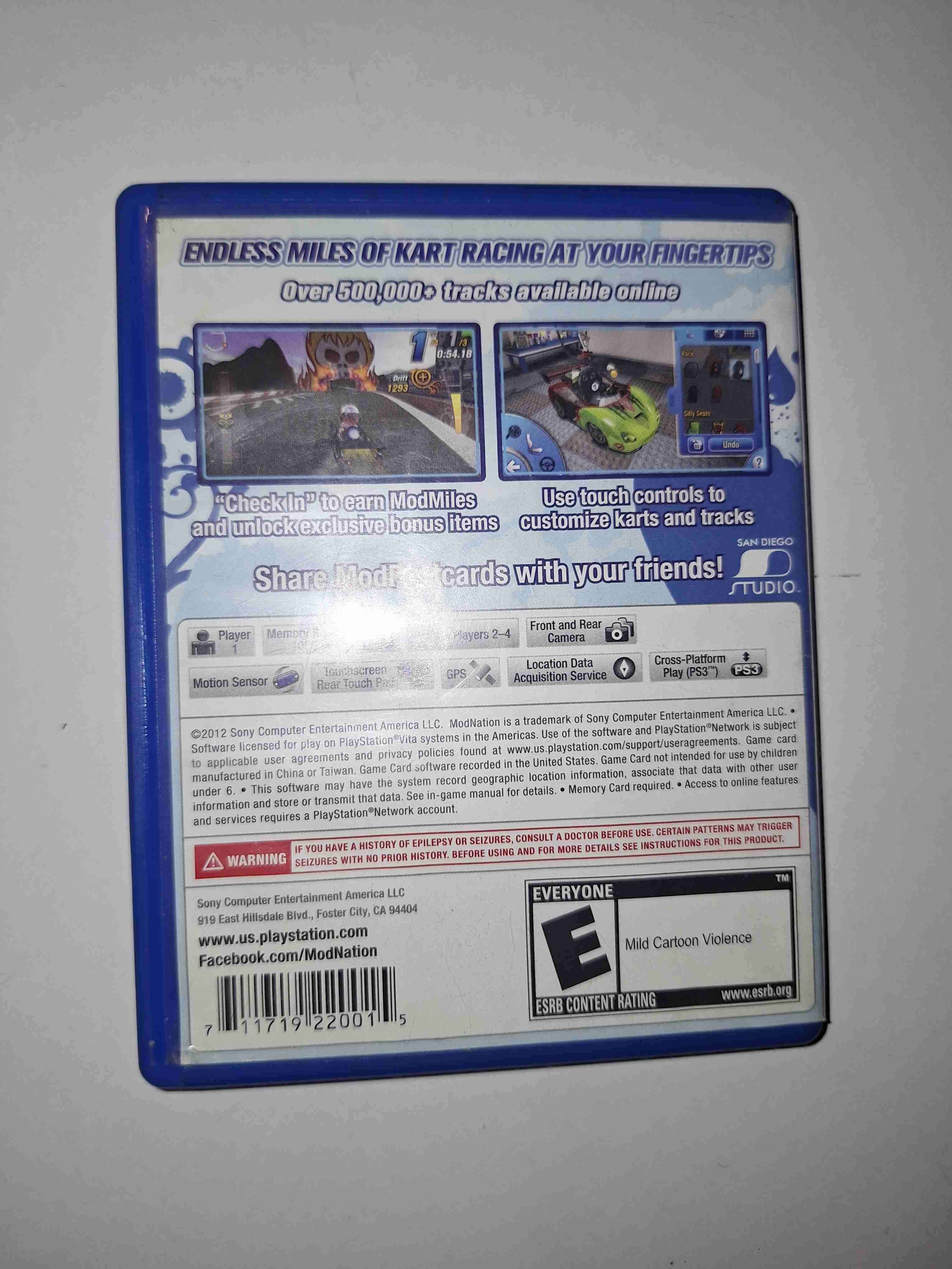 Juego PS Vita ModNation Racers - miniatura 2