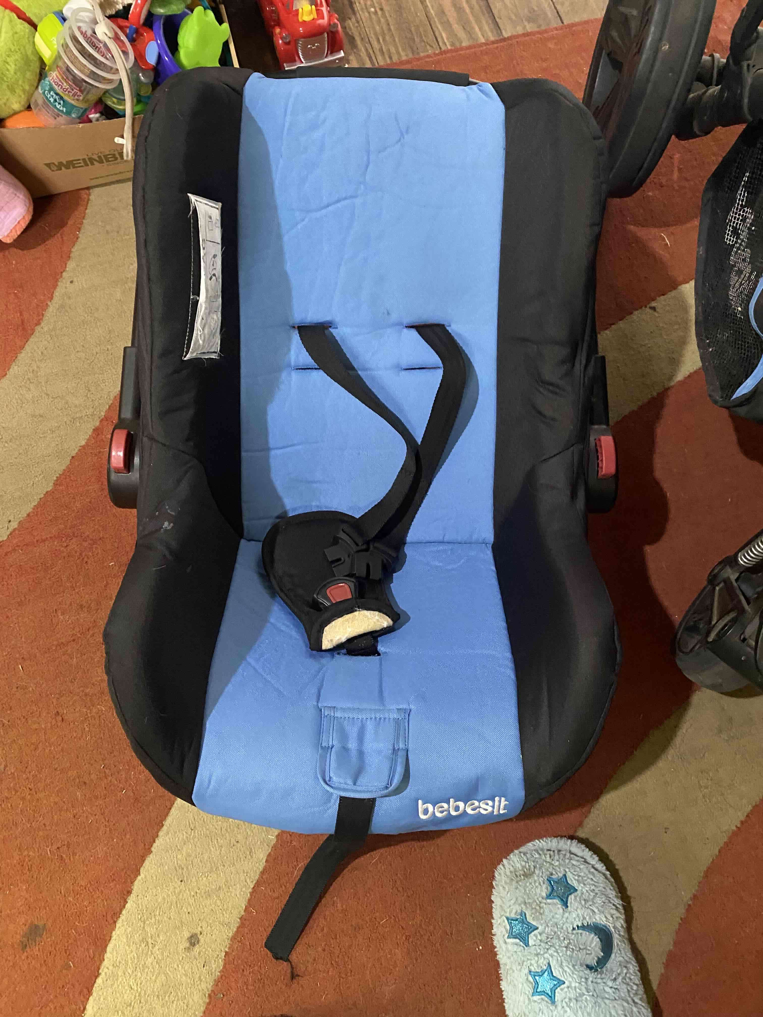 Coche Bebesit negro y azul - miniatura 3