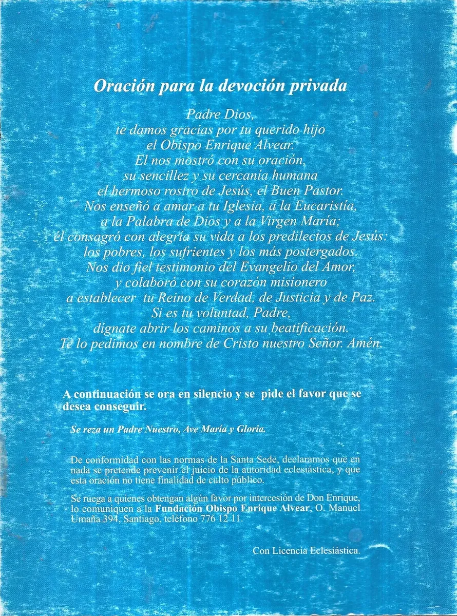 Libro Ideítas de Don Enrique Alvear Obispo Pobres - miniatura 3