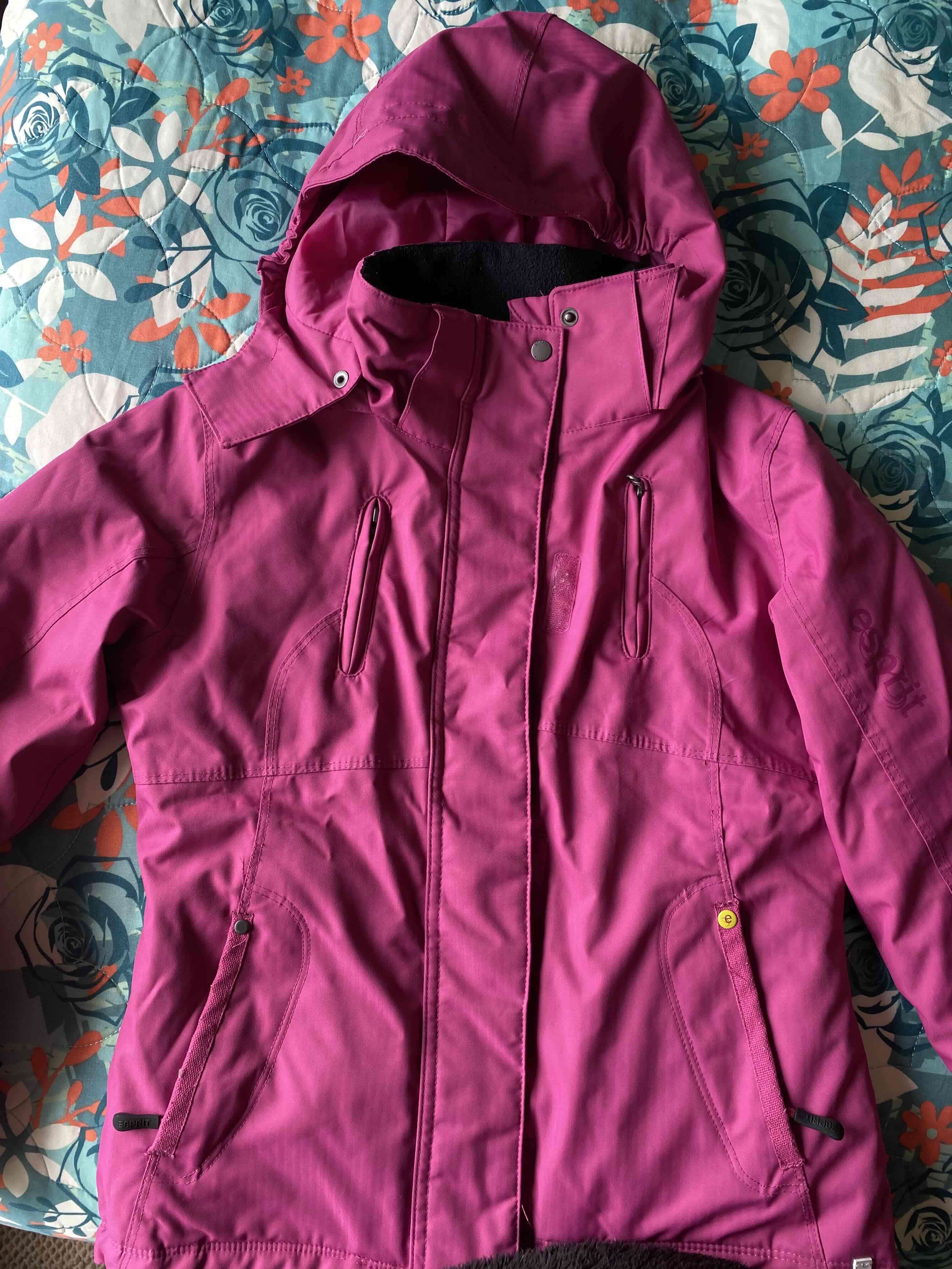 Chaqueta impermeable fucsia - miniatura 1