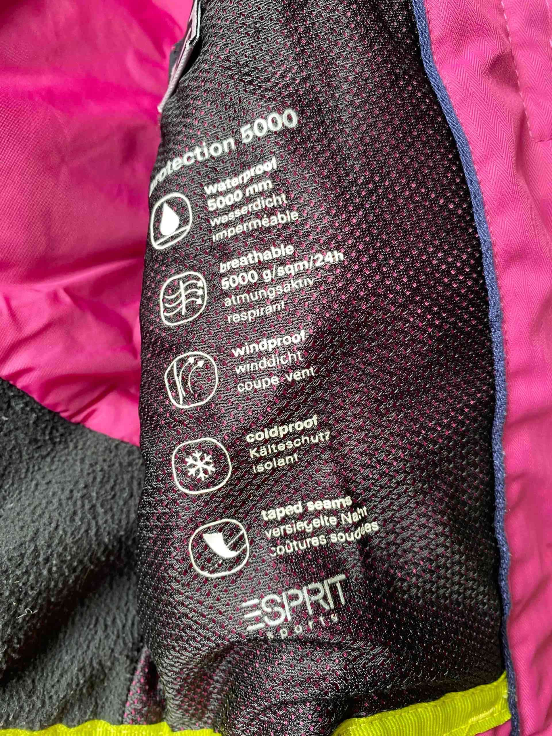 Chaqueta impermeable fucsia - miniatura 3