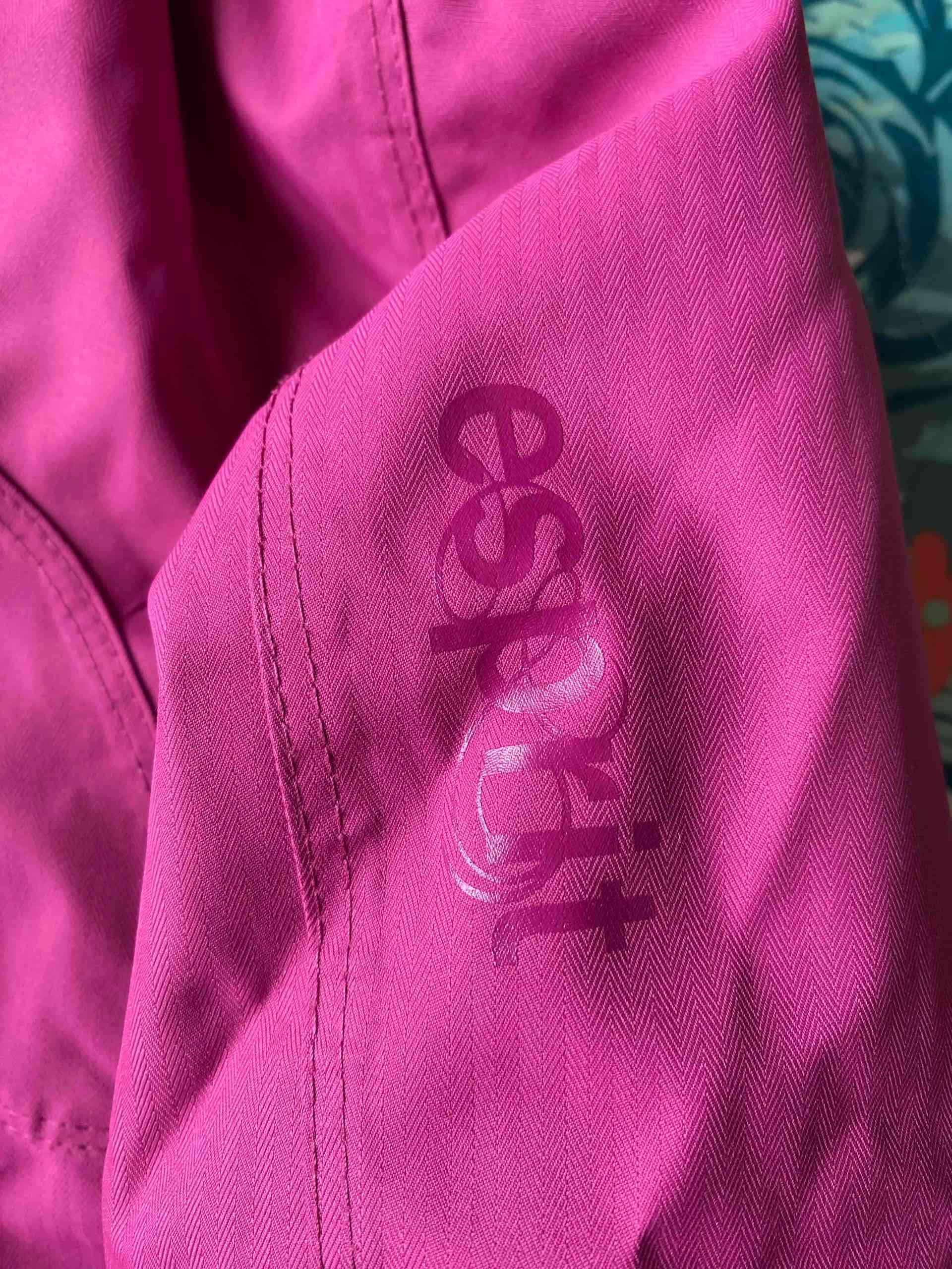 Chaqueta impermeable fucsia - miniatura 6