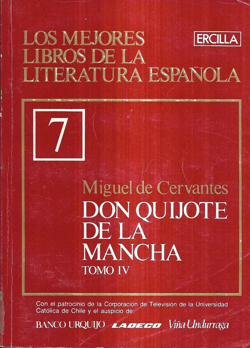 Libro Don Quijote Tomo IV