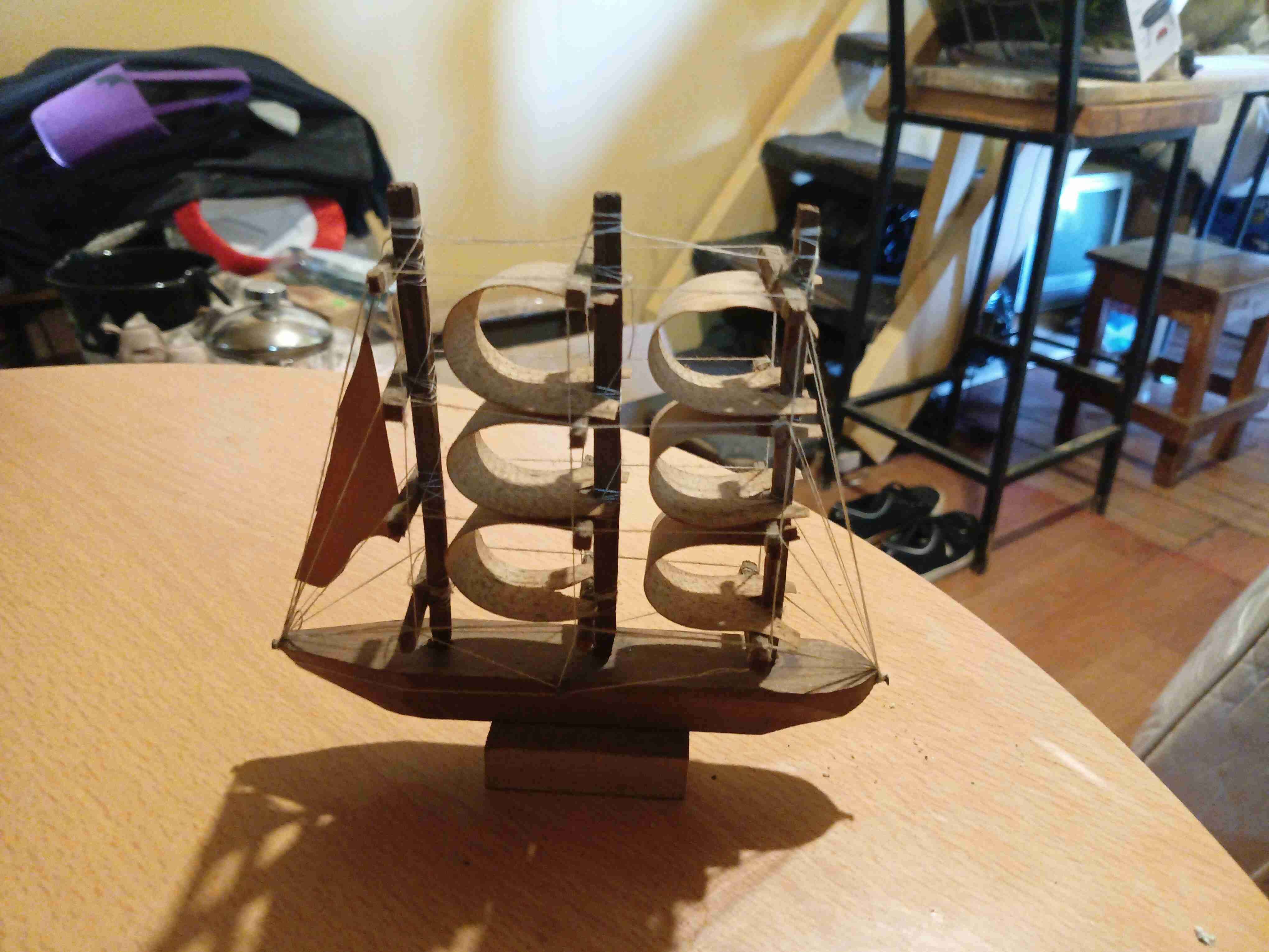 Maqueta de velero en madera - miniatura 2