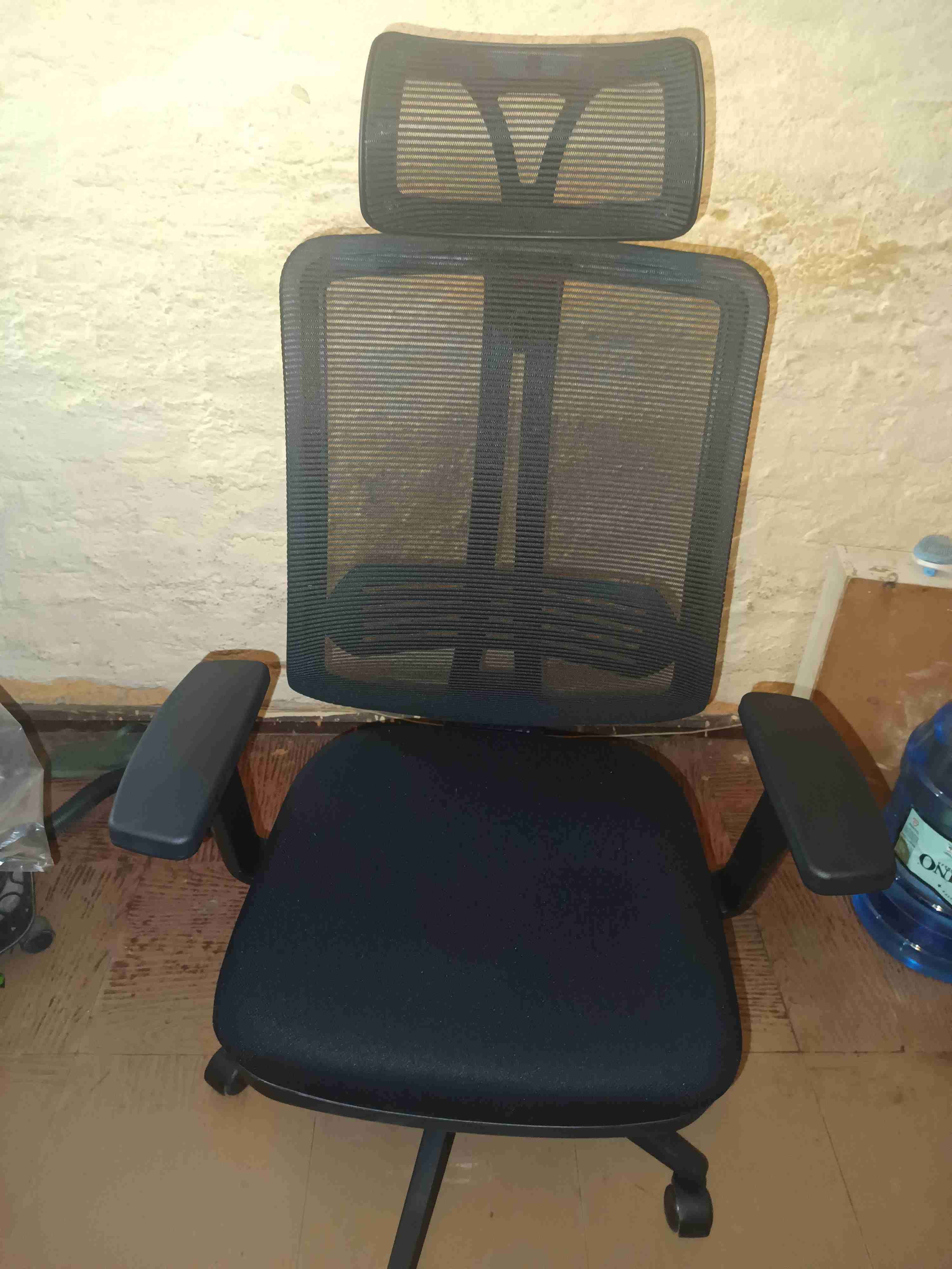 Silla de oficina ergonómica negra - miniatura 2