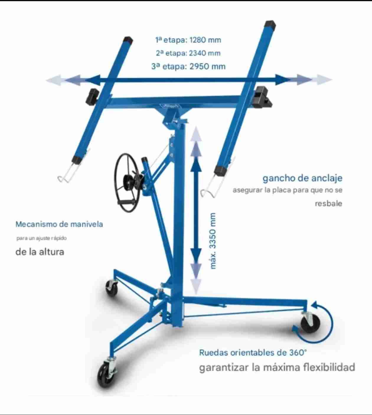 Elevador para placas de yeso - miniatura 4