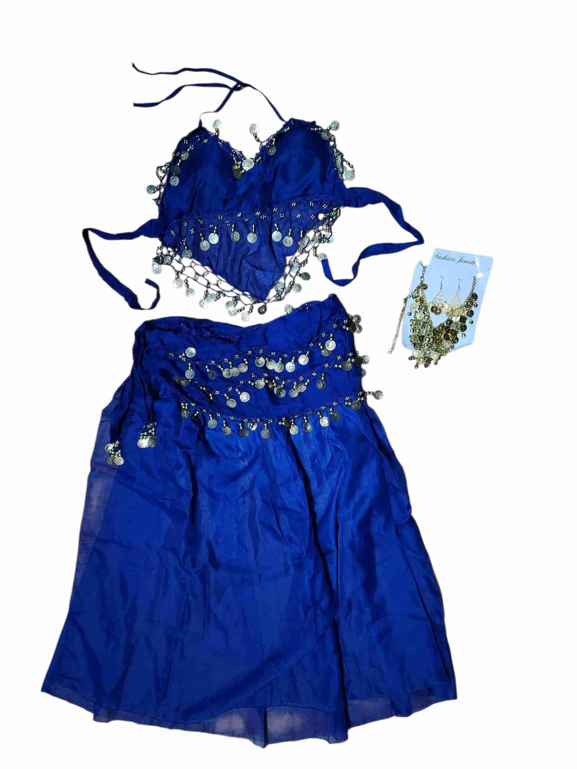 Conjunto árabe mujer azul talla s