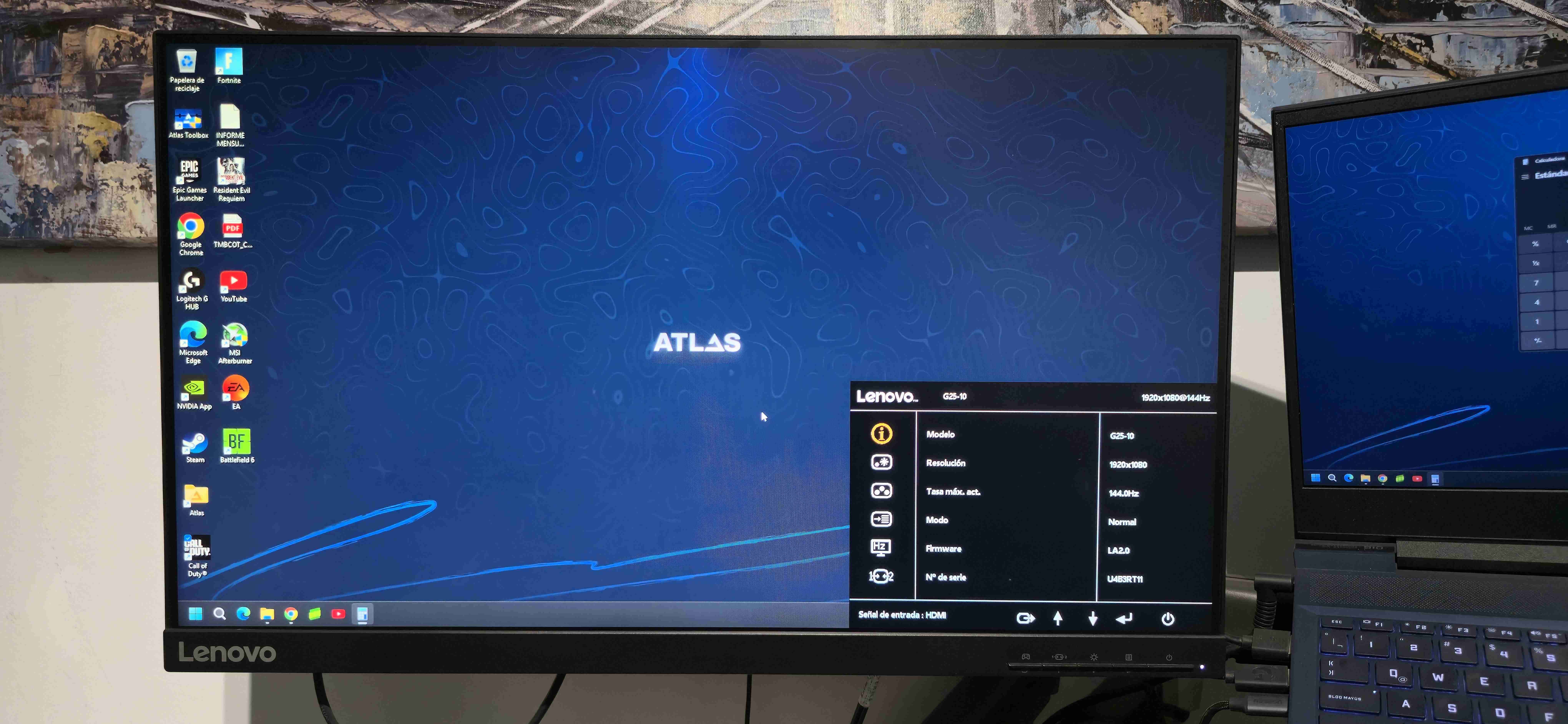 Monitor Lenovo G25-10 24”