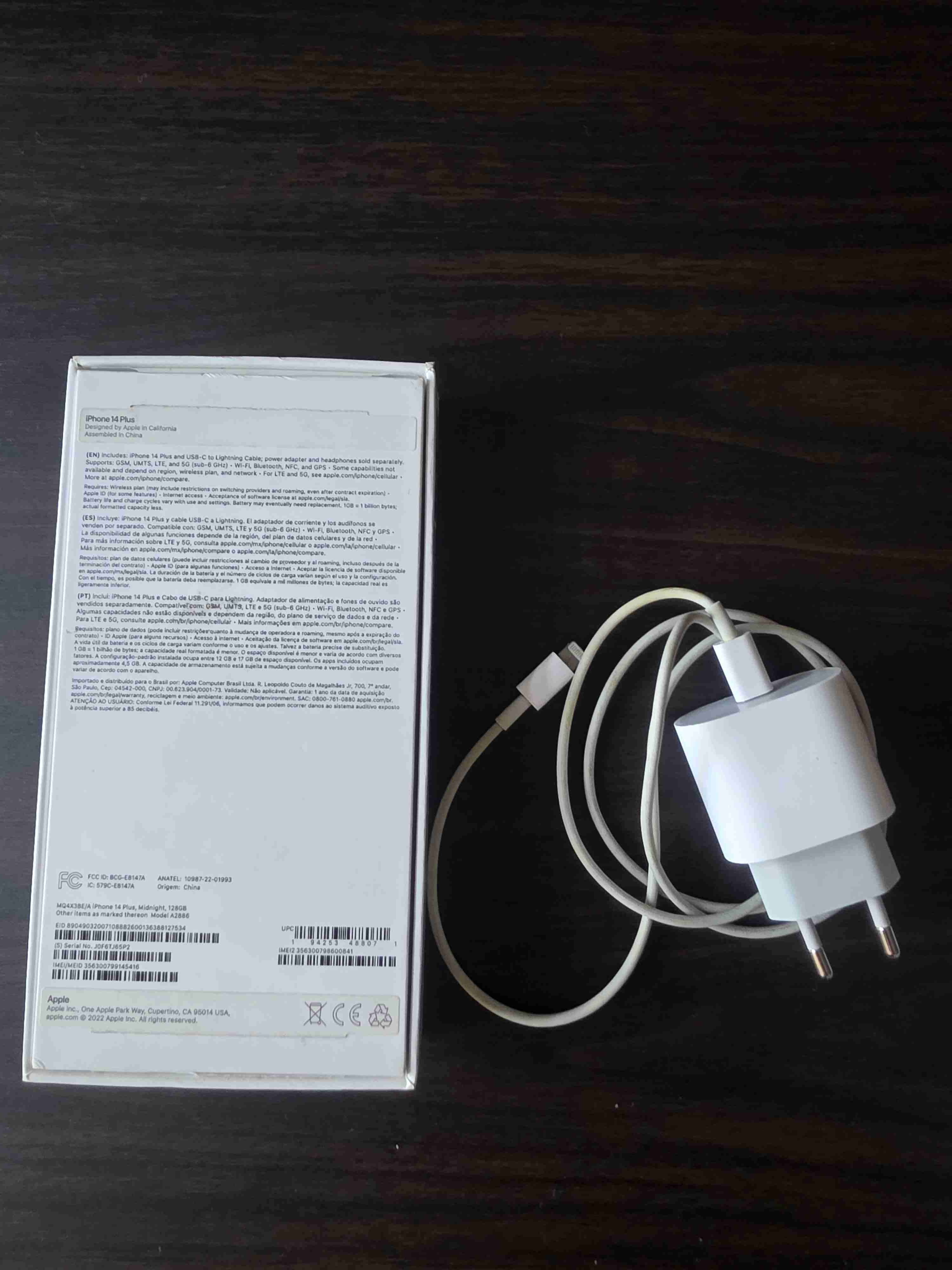 Iphone 14 plus 128gb con cargador incluido - miniatura 3