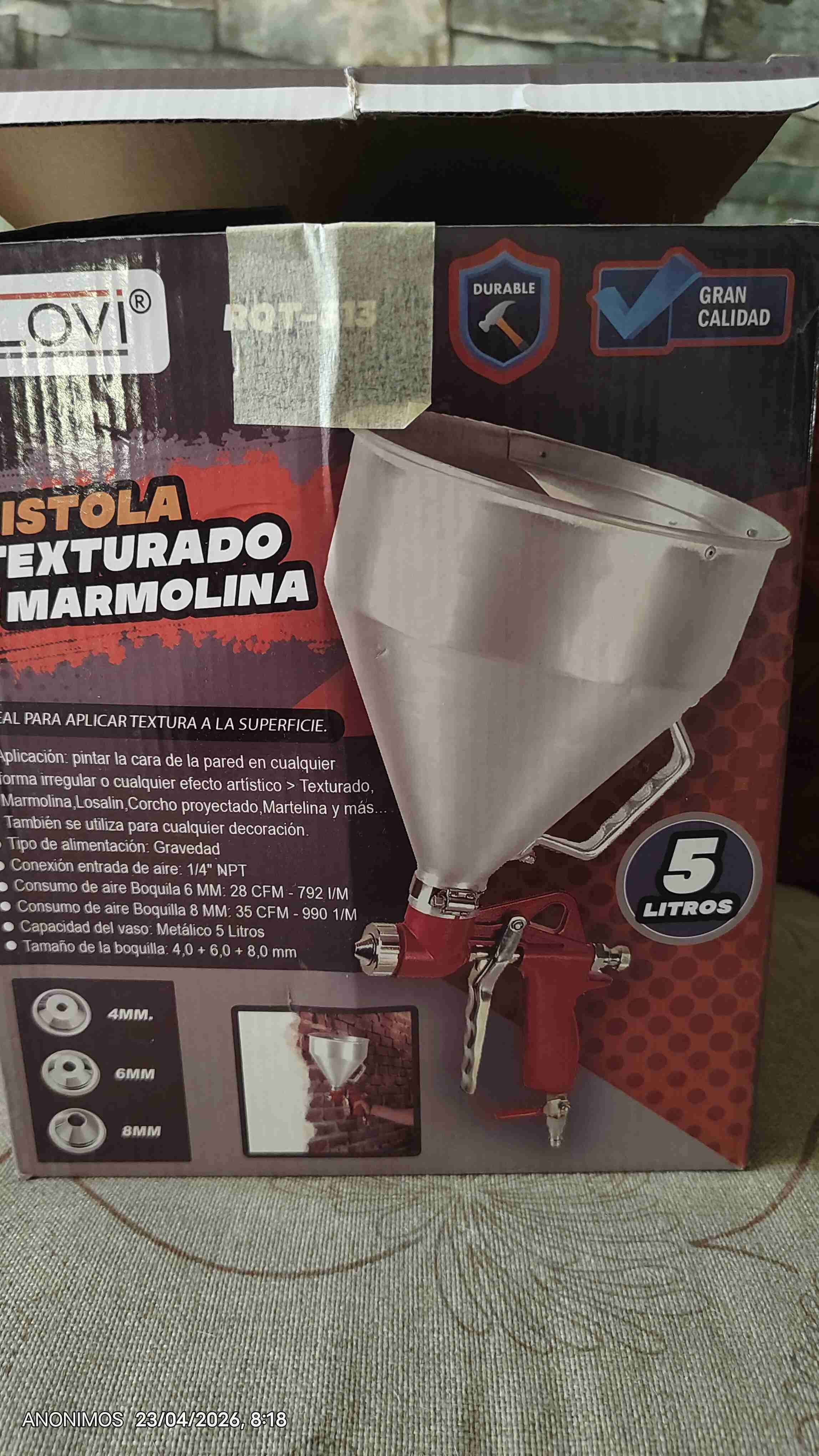 pistola de marmolina - miniatura 2