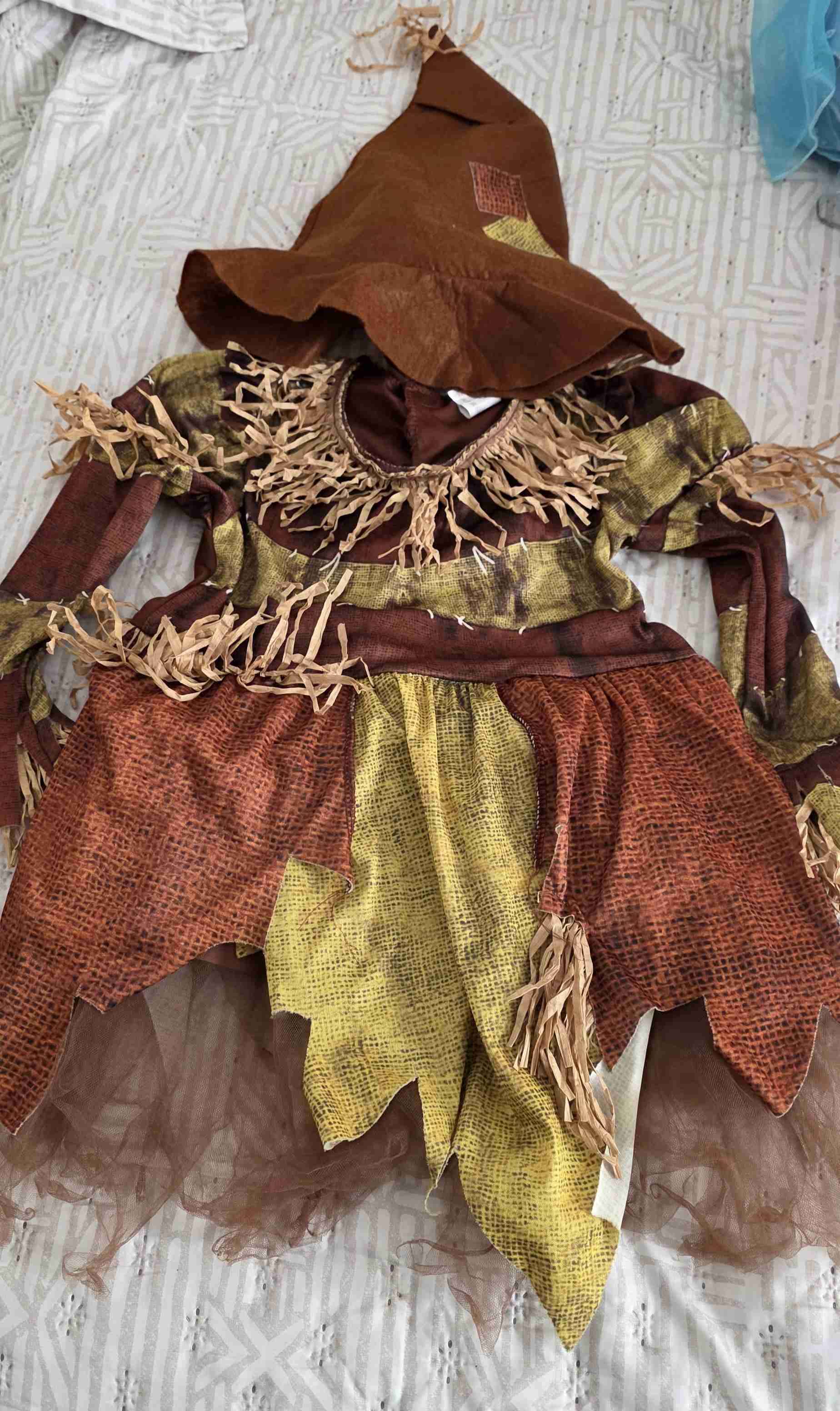 Disfraz de espantapájaros niña 4-5 años