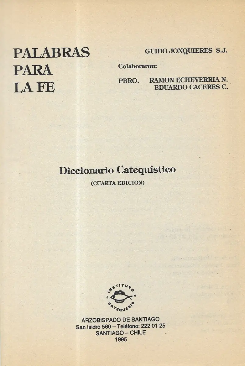 Diccionario Palabras para la Fe / G. Jonquieres - miniatura 2