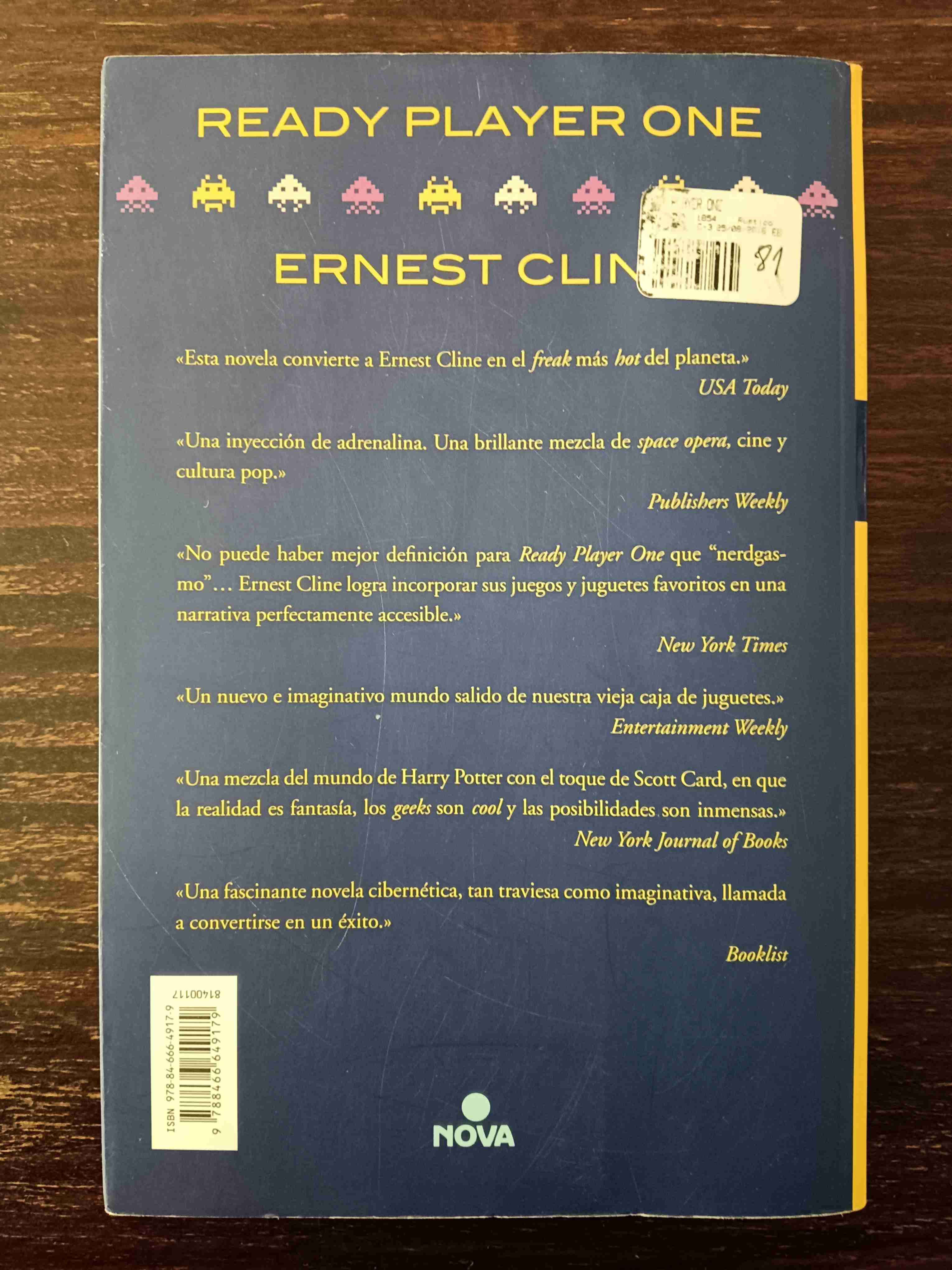 Libro Ready Player One - miniatura 2