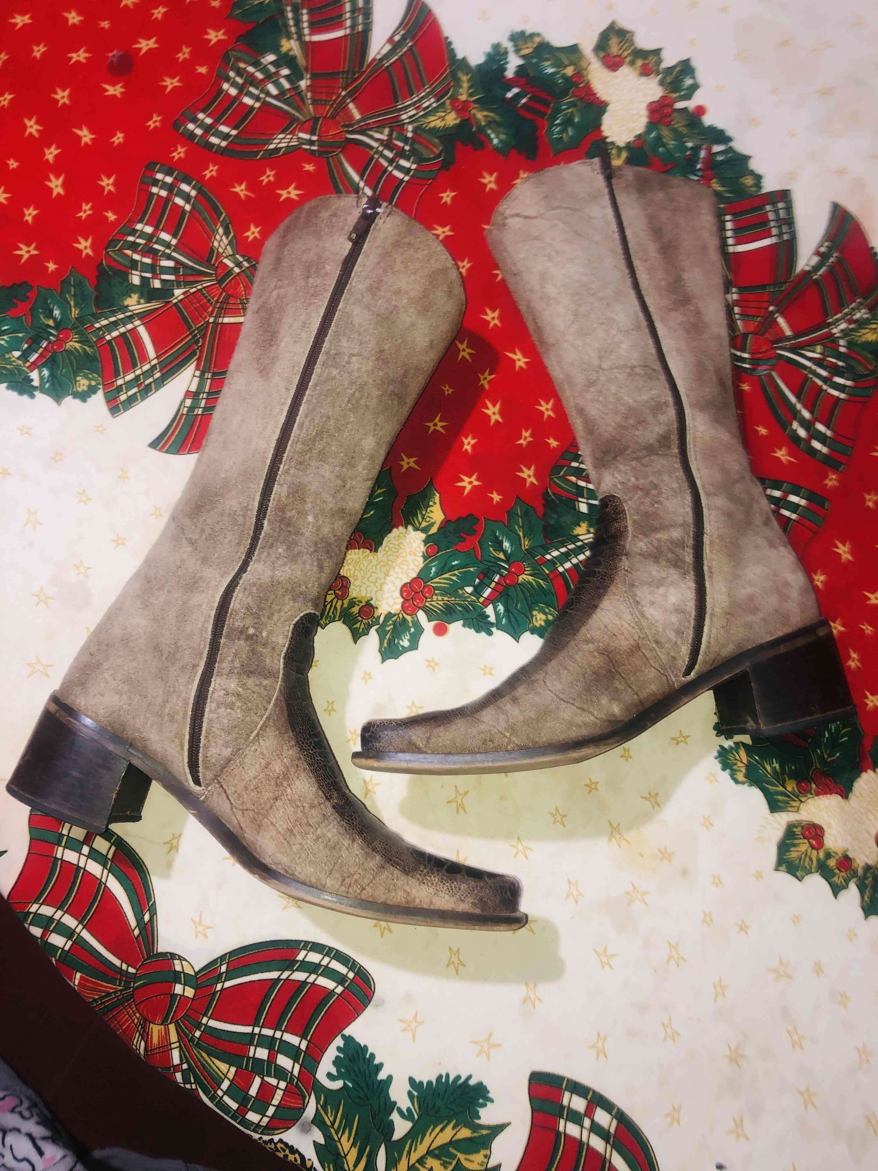 Botas de cuero marrón - miniatura 2