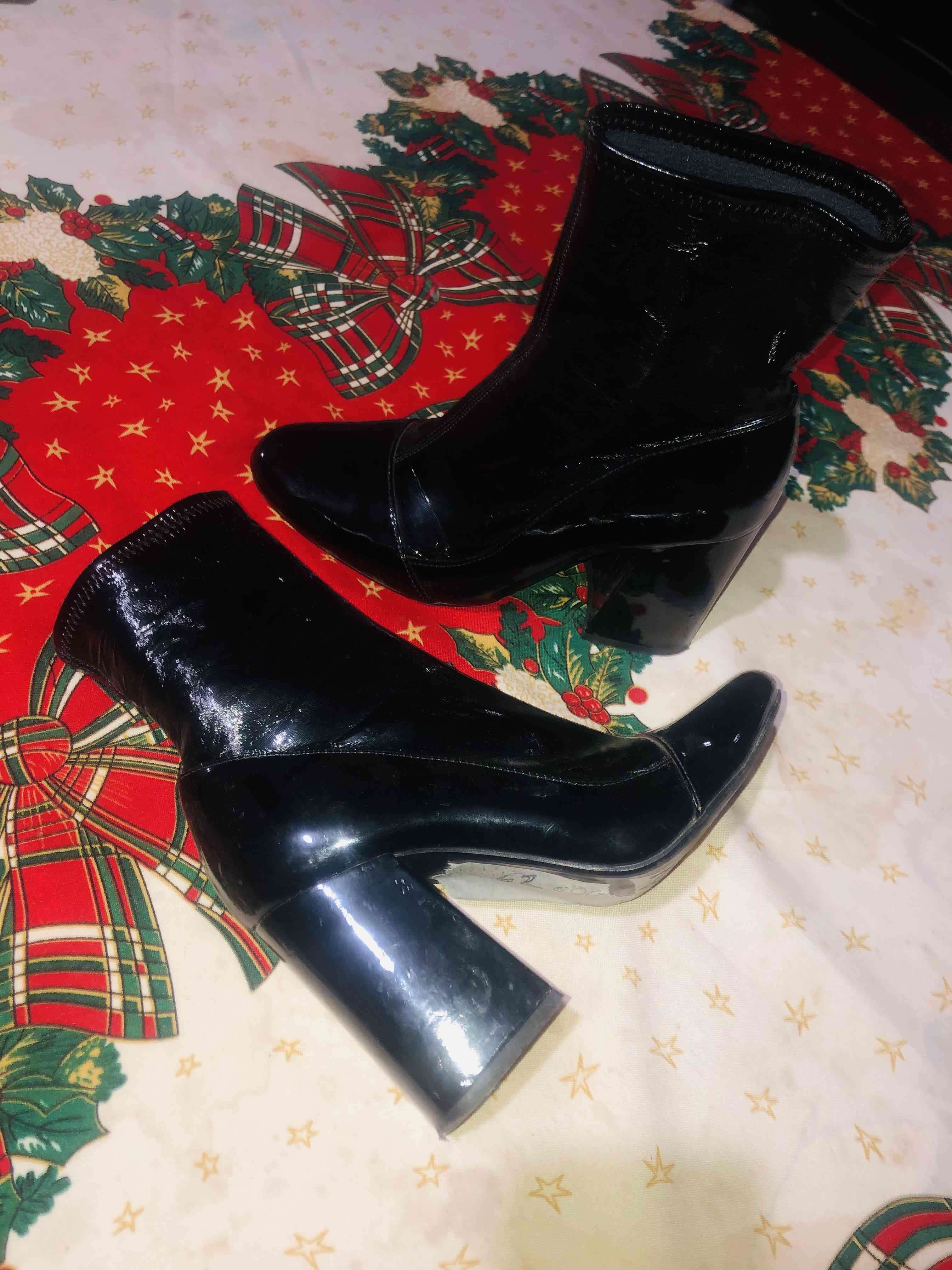 Botines de cuero negro - miniatura 2