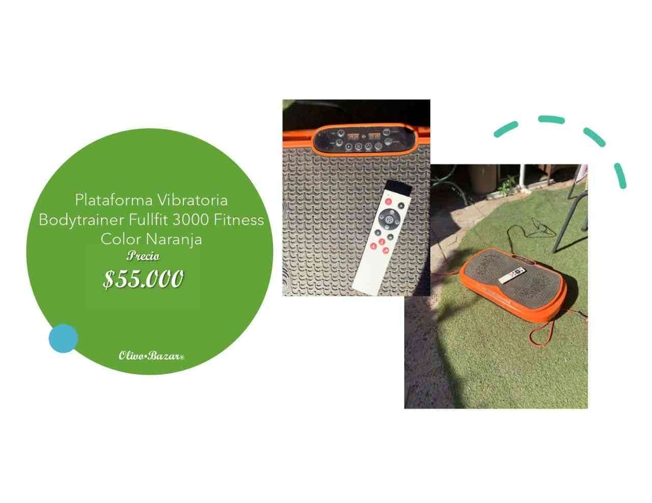 Plataforma vibratoria naranja Bodytrainer