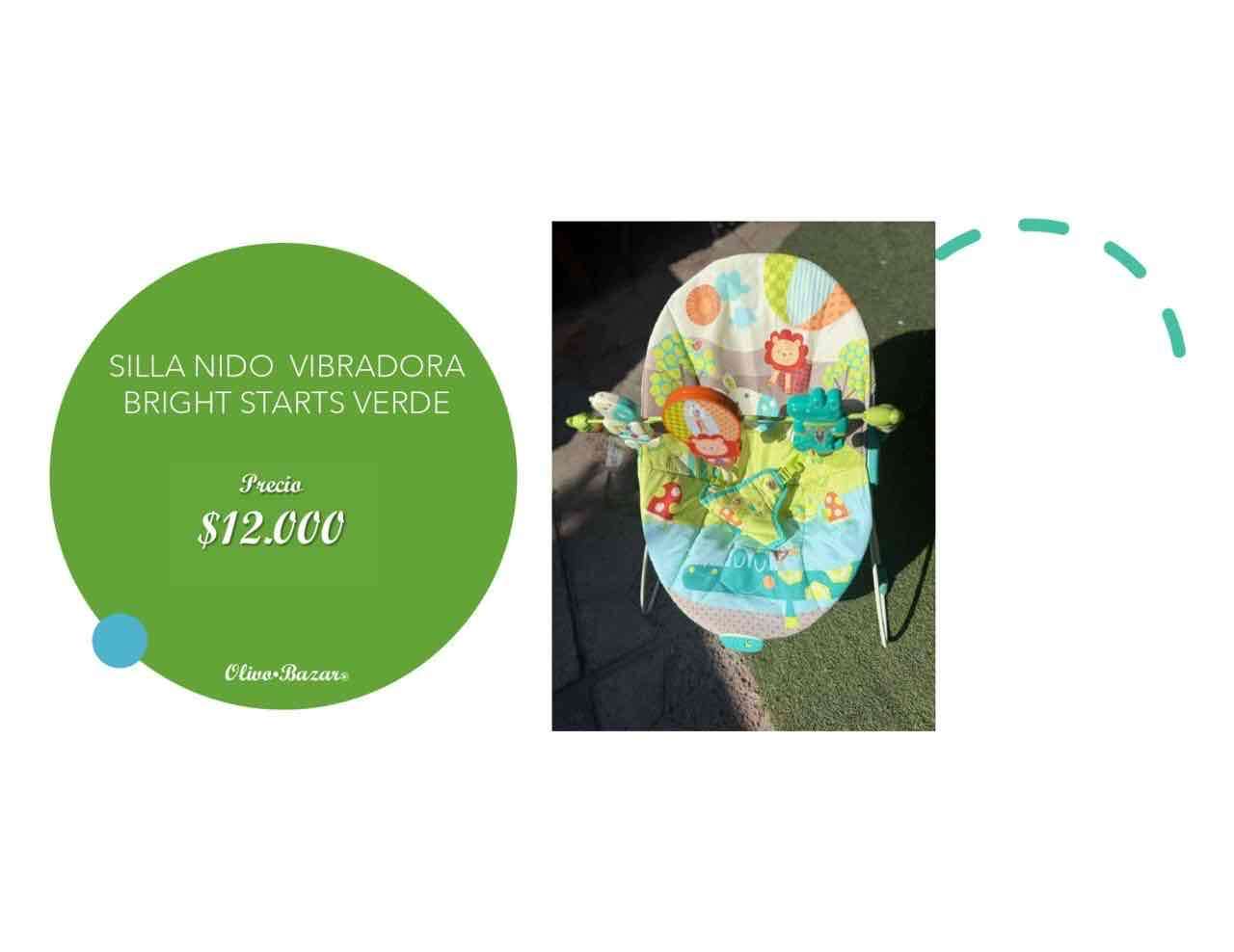 Silla nido vibradora verde