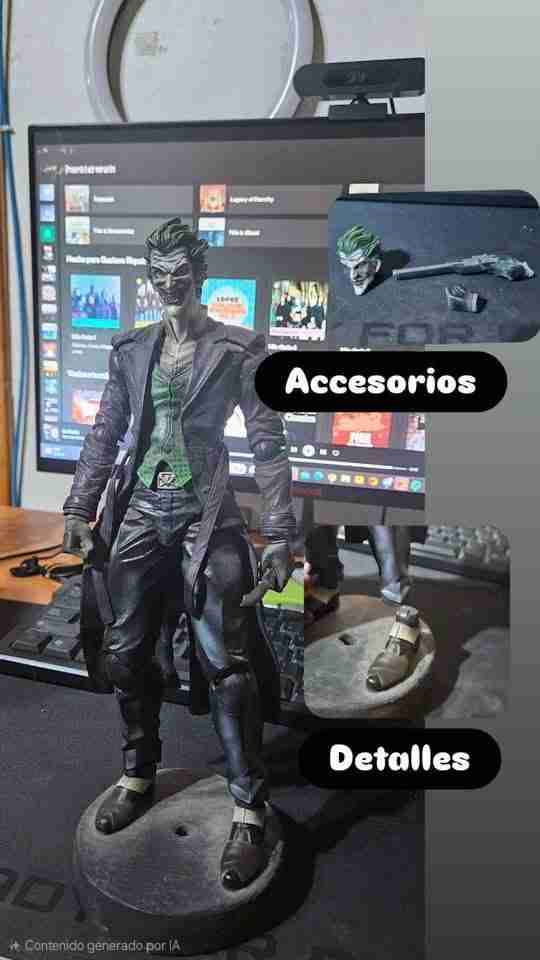 Figura de acción Joker con accesorios