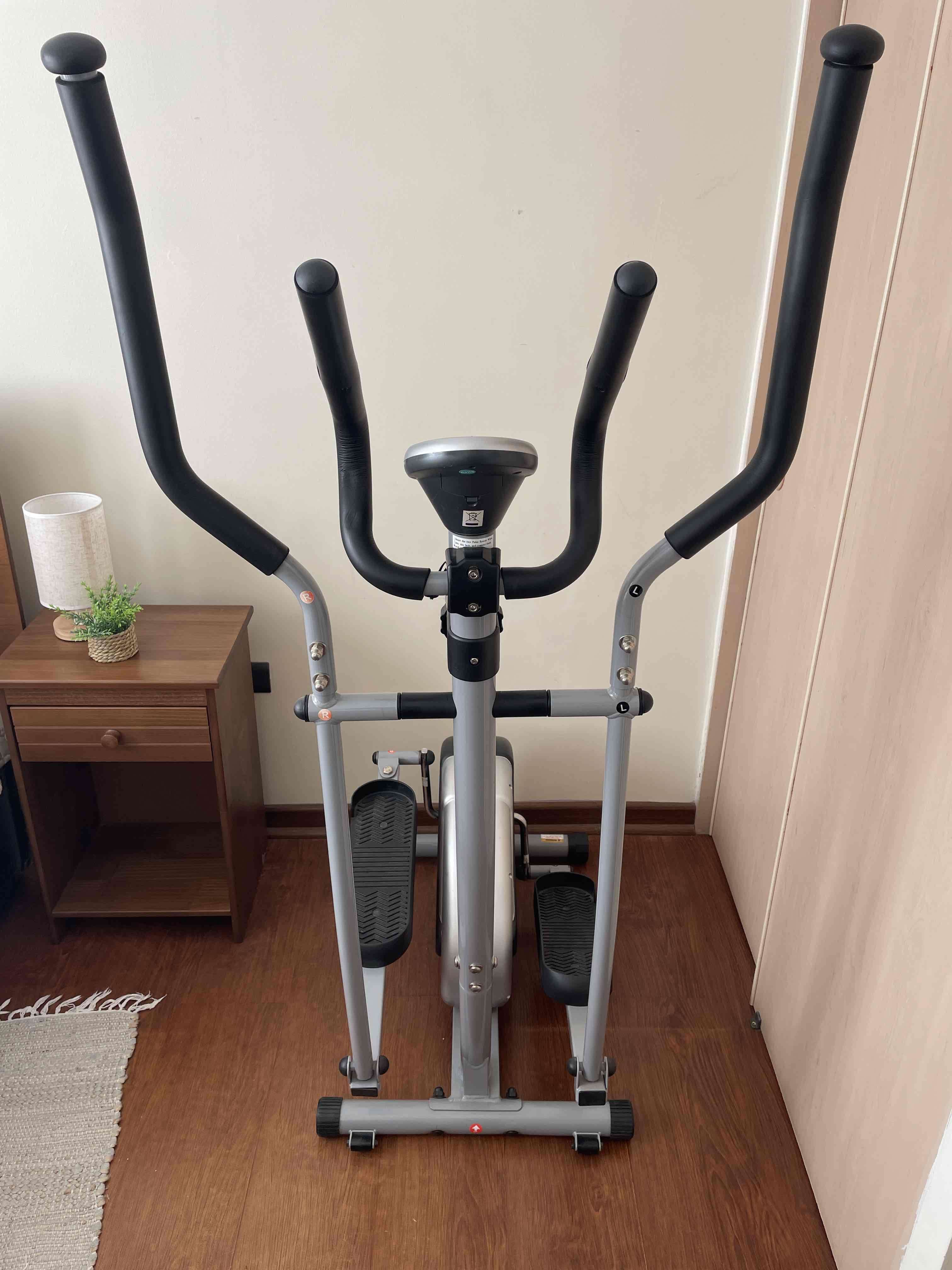 Bicicleta elíptica + máquina de abdominales - miniatura 1