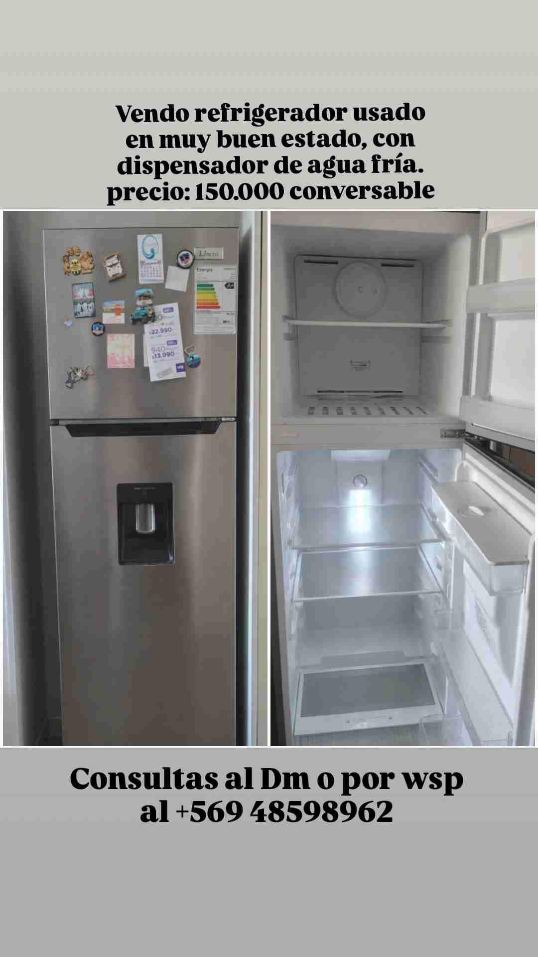 Refrigerador con dispensador de agua