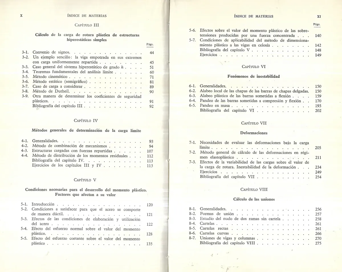Libro Cálculo Plástico de las Construcciones - miniatura 4