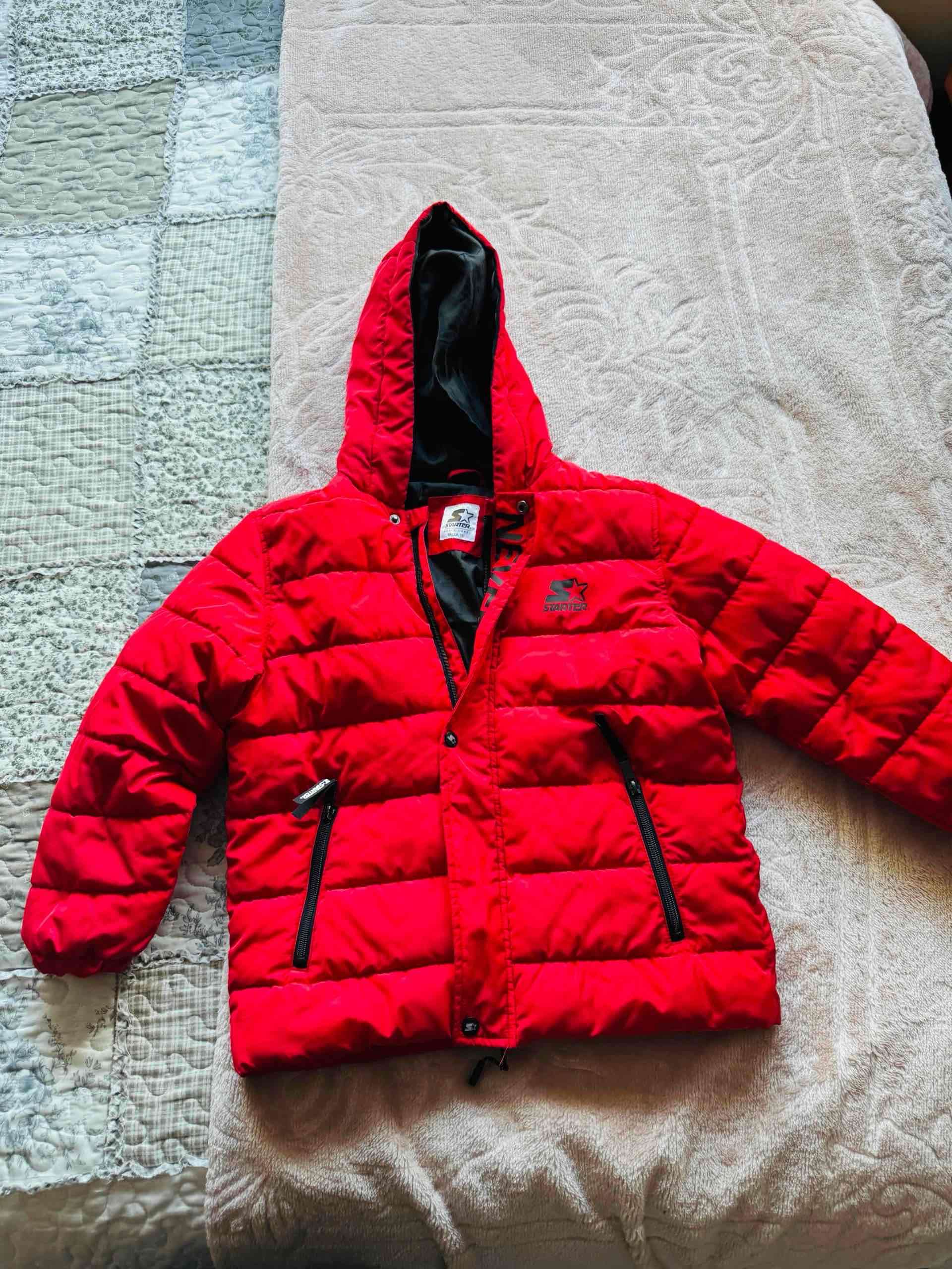 Chaqueta roja Starter con capucha talla 10 - miniatura 2