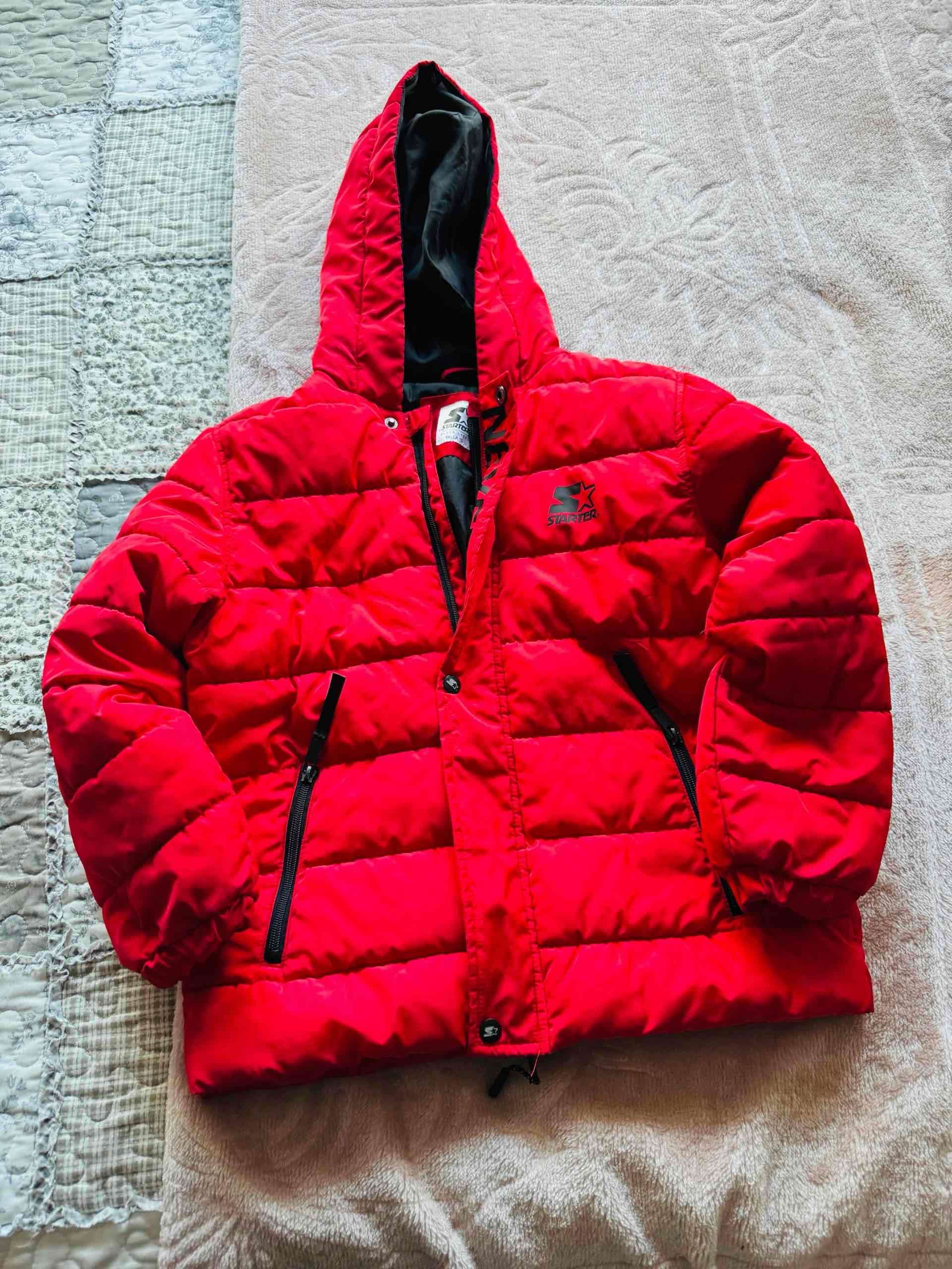 Chaqueta roja Starter con capucha talla 10 - miniatura 3