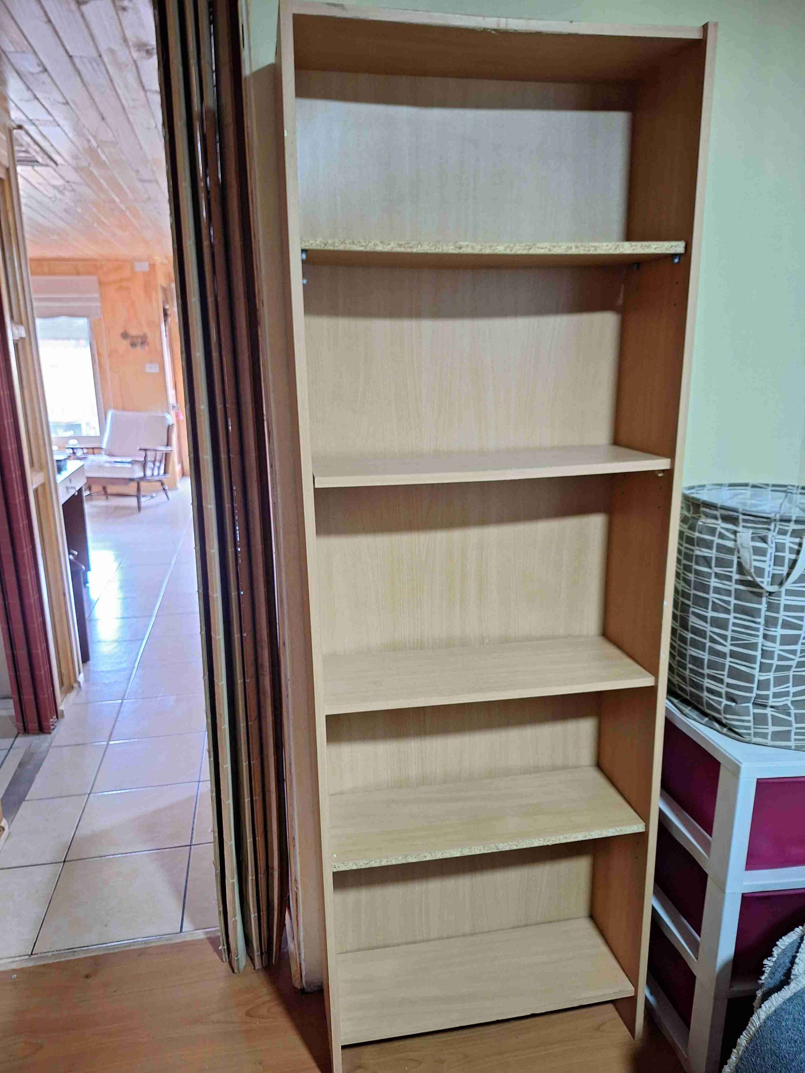 Escritorio esquinero de madera - miniatura 5