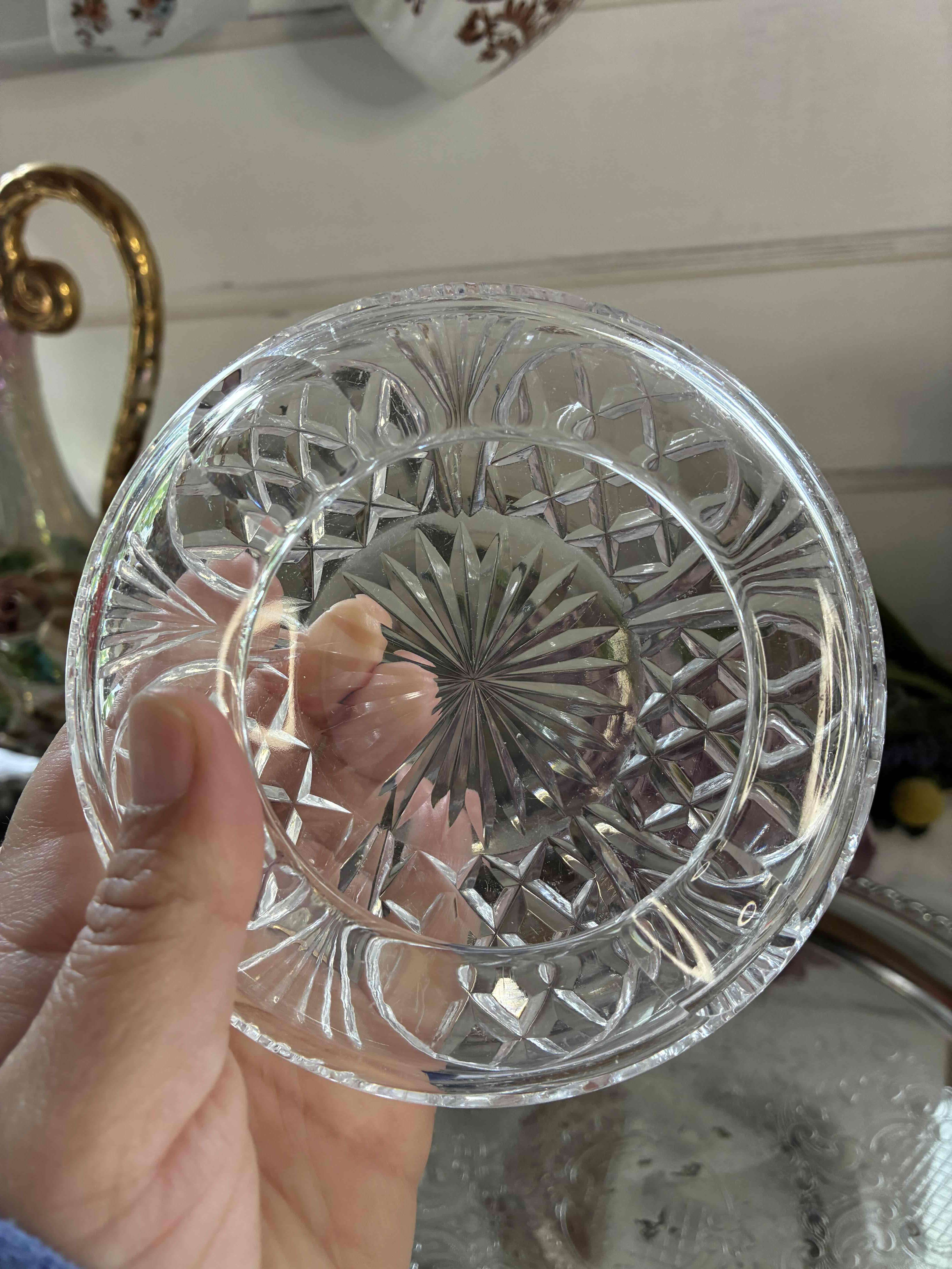 Cenicero de cristal tallado - miniatura 2