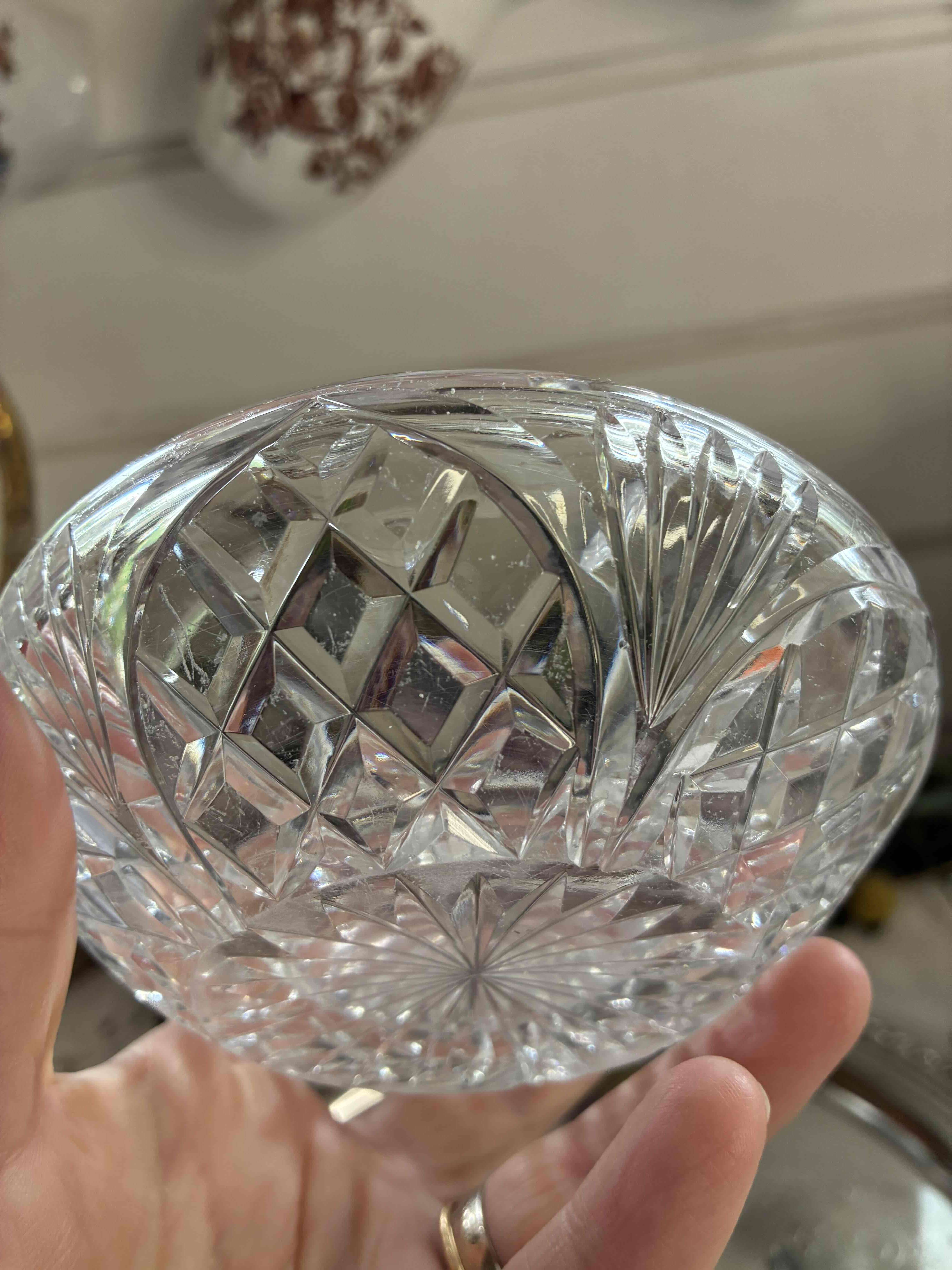 Cenicero de cristal tallado - miniatura 3