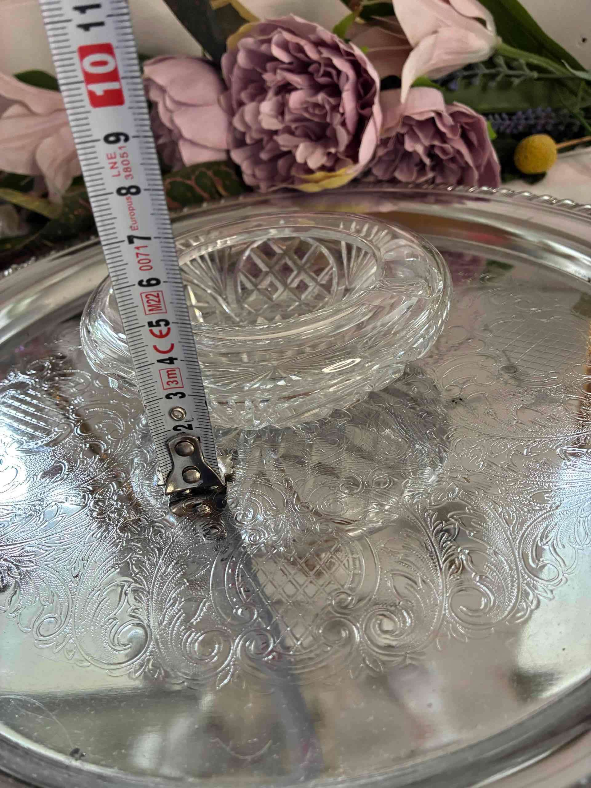 Cenicero de cristal tallado - miniatura 4