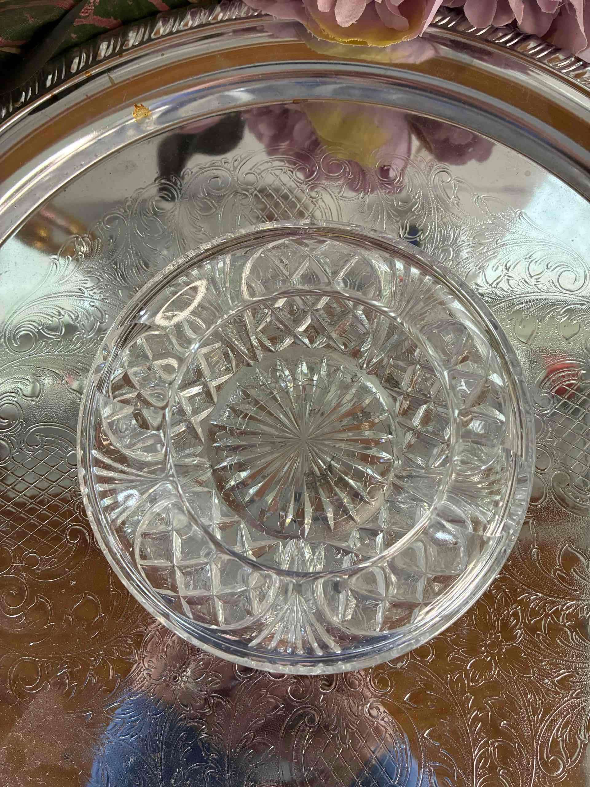 Cenicero de cristal tallado - miniatura 6