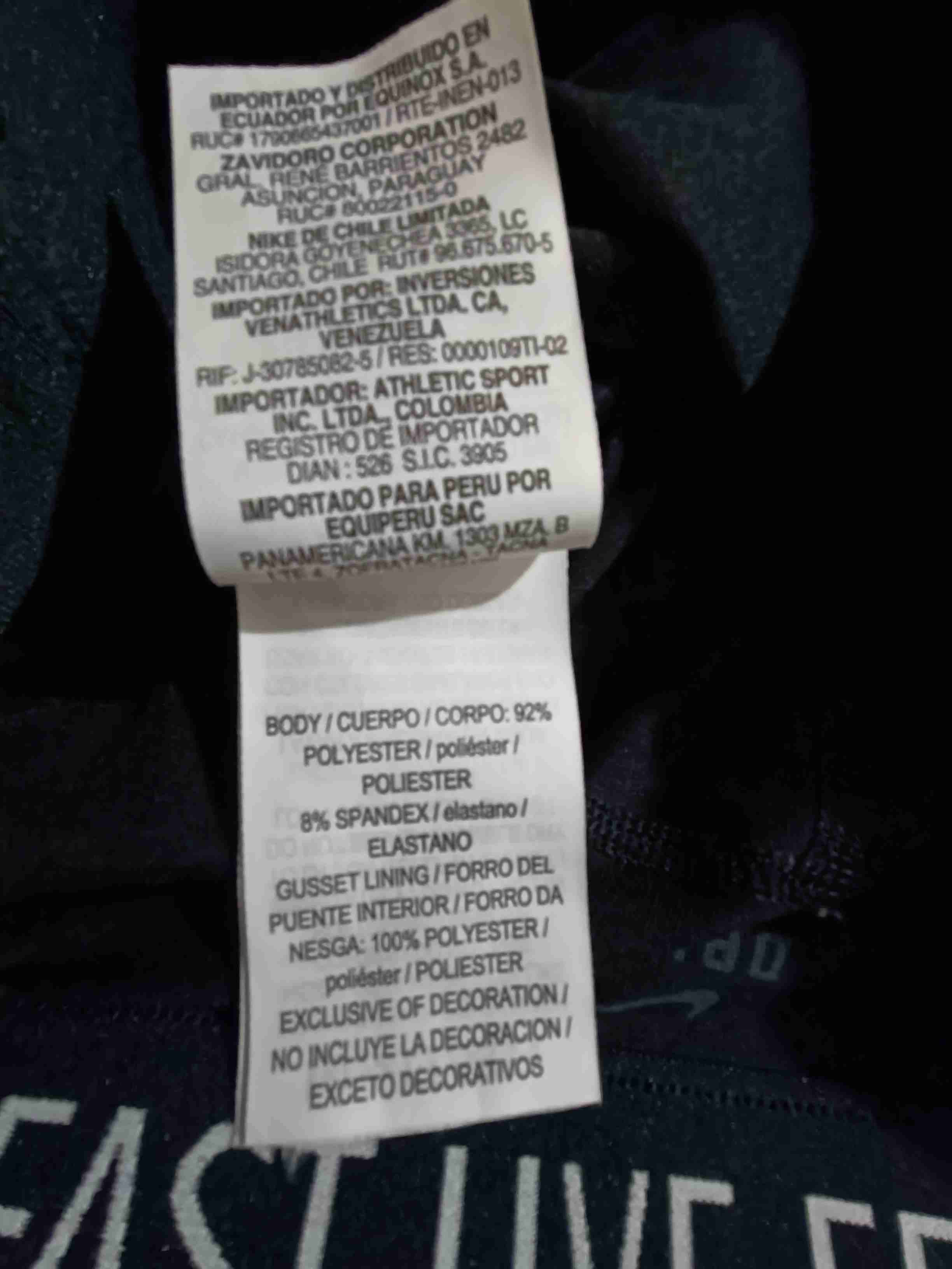 Calzas deportivas negras Nike xs - miniatura 5