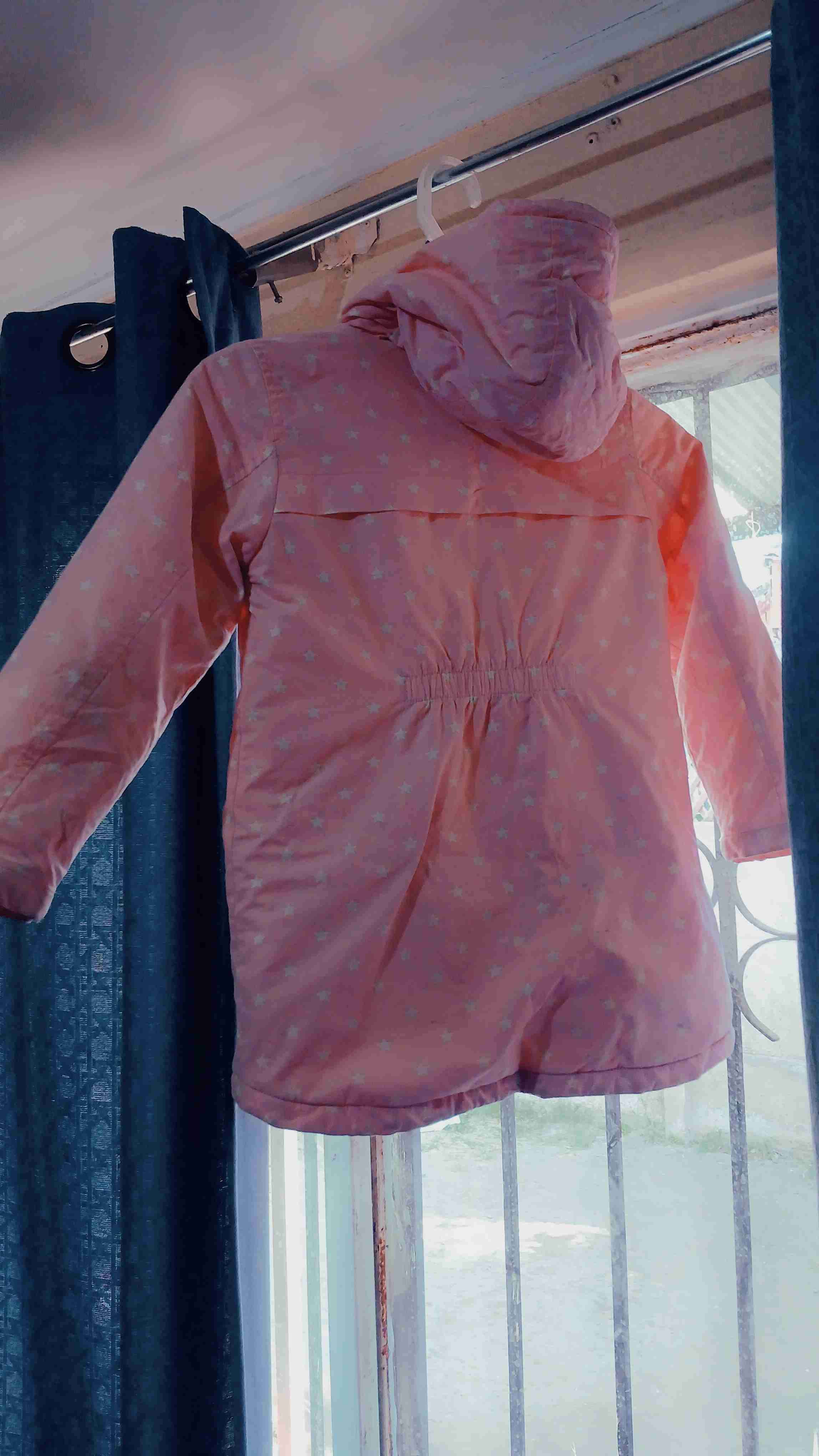 Parka rosado infantil estrellas - miniatura 2